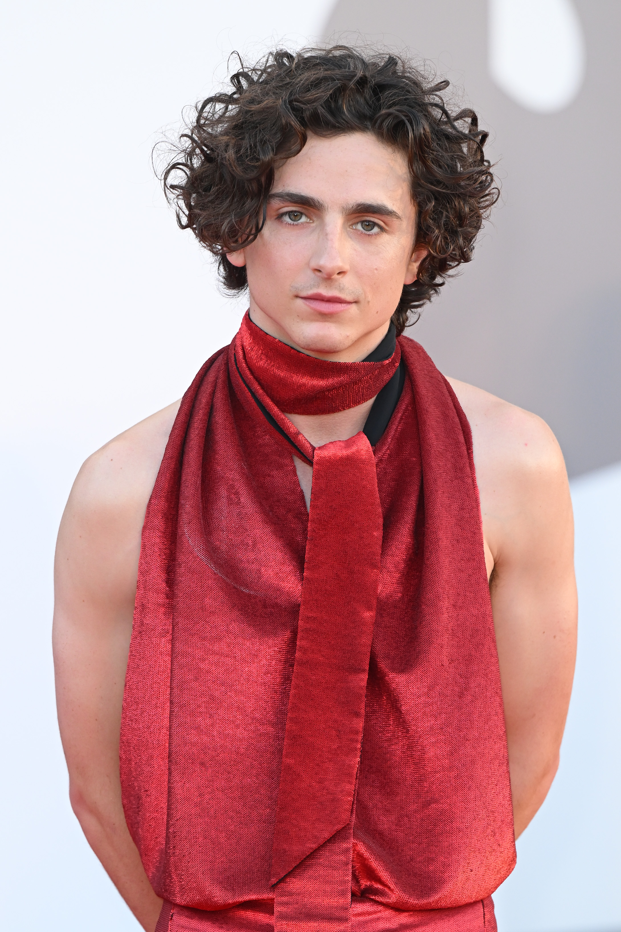 Timothee Chalamet attends the "Bones And All" red carpet at the 79th Venice International Film Festival on September 2, 2022 in Venice, Italy. | Source: Getty Images