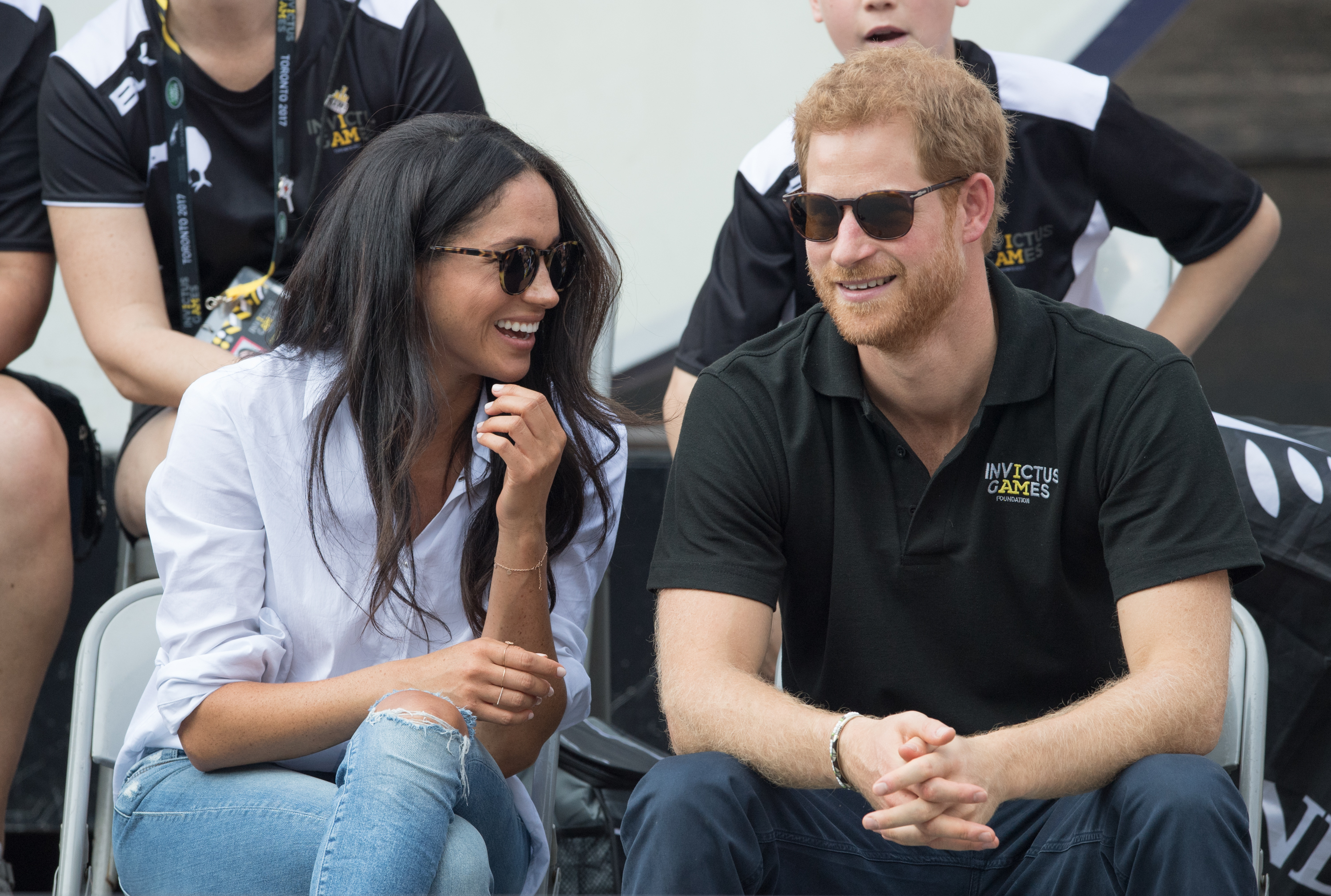 Meghan Markle and Prince Harry attend wheelchair tennis on day 3 of the Invictus Games Toronto in Toronto, Canada, on September 25, 2017. | Source: Getty Images