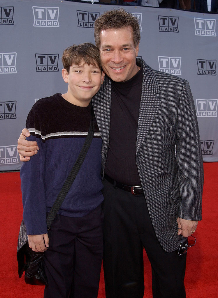 Don Grady and son Joey on March 2, 2003 in Hollywood, California | Source: Getty Images
