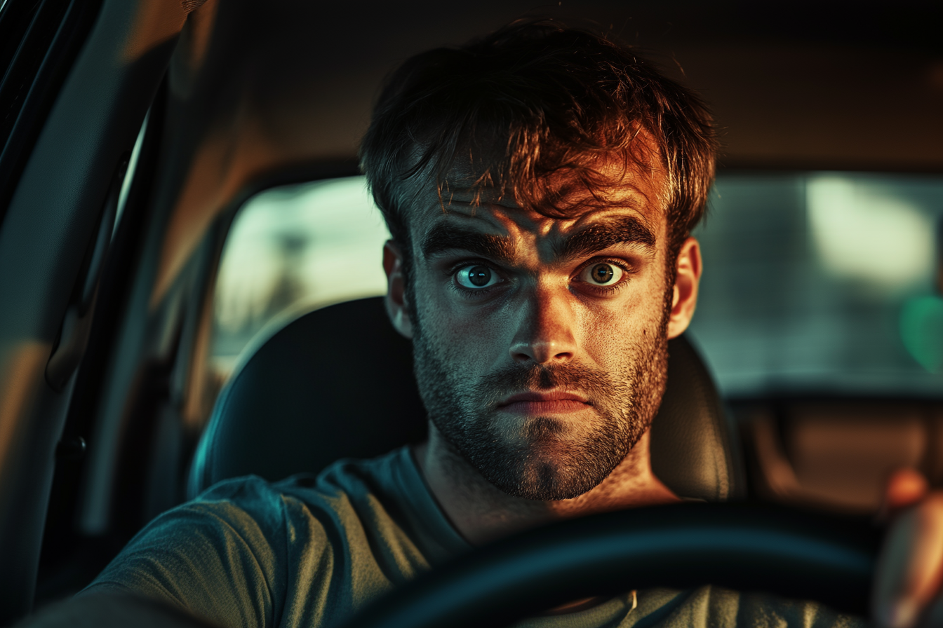 A man driving his car | Source: Midjourney