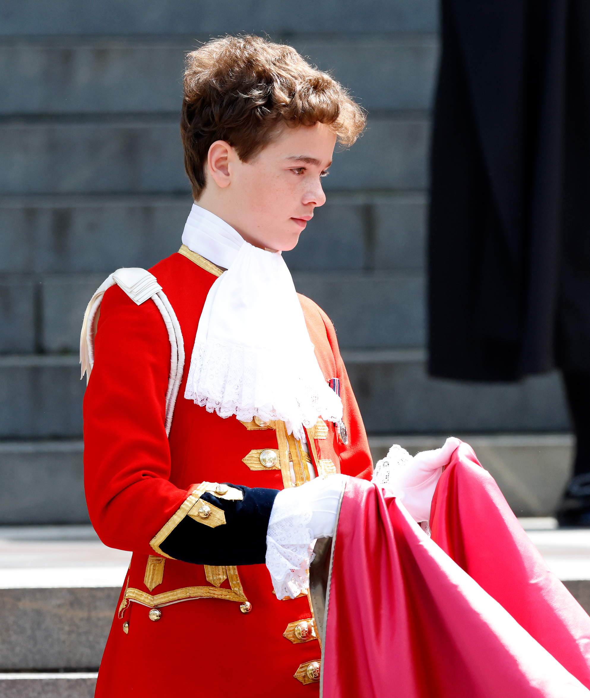 Oliver Cholmondeley at the Order of The British Empire ceremony at St Paul's Cathedral in London, England on May 15, 2024 | Source: Getty Images