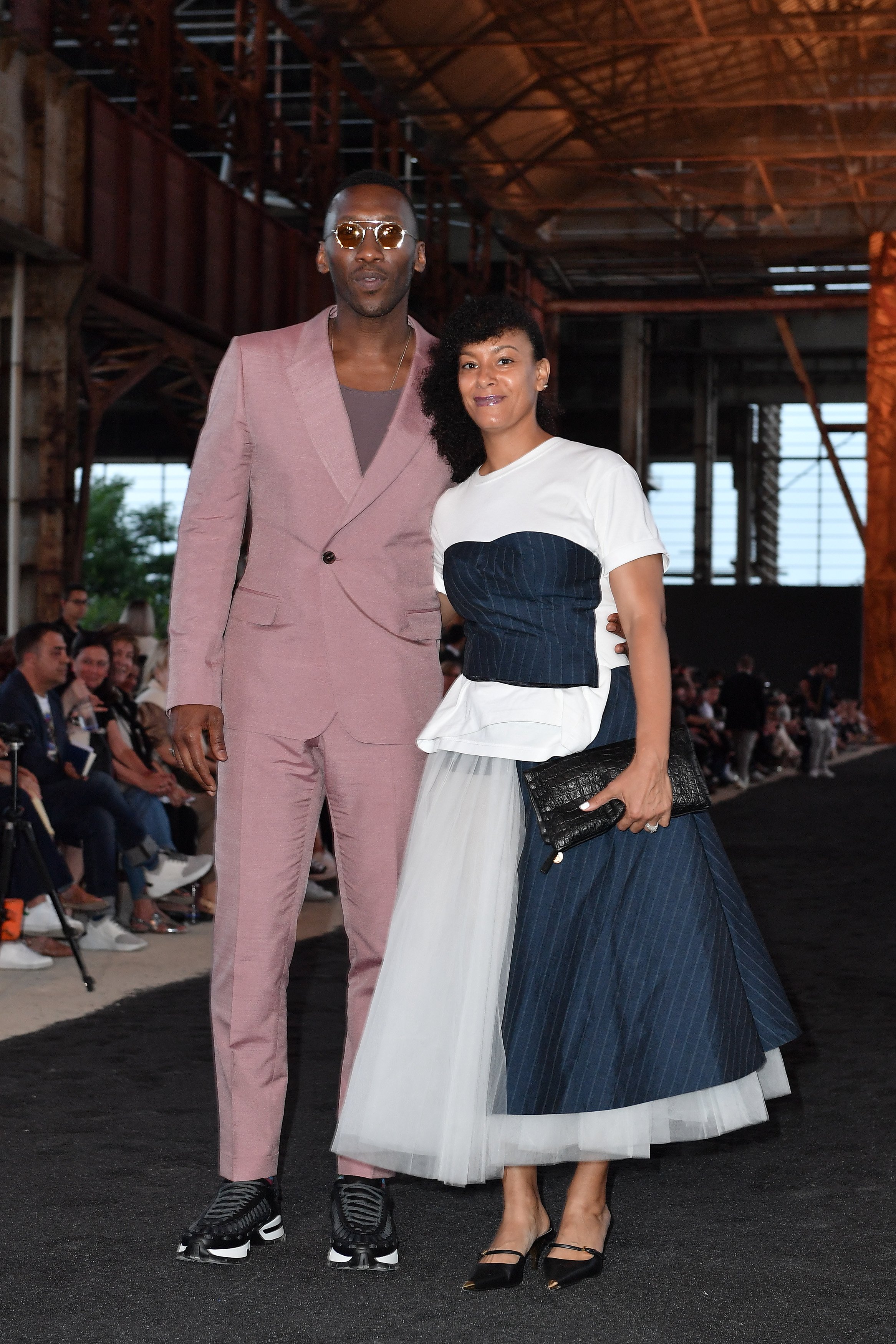 Mahershala Ali and Amatus Sami-Karim during Milan Men's Fashion Week on June 14, 2019 in Milan, Italy | Source: Getty Images