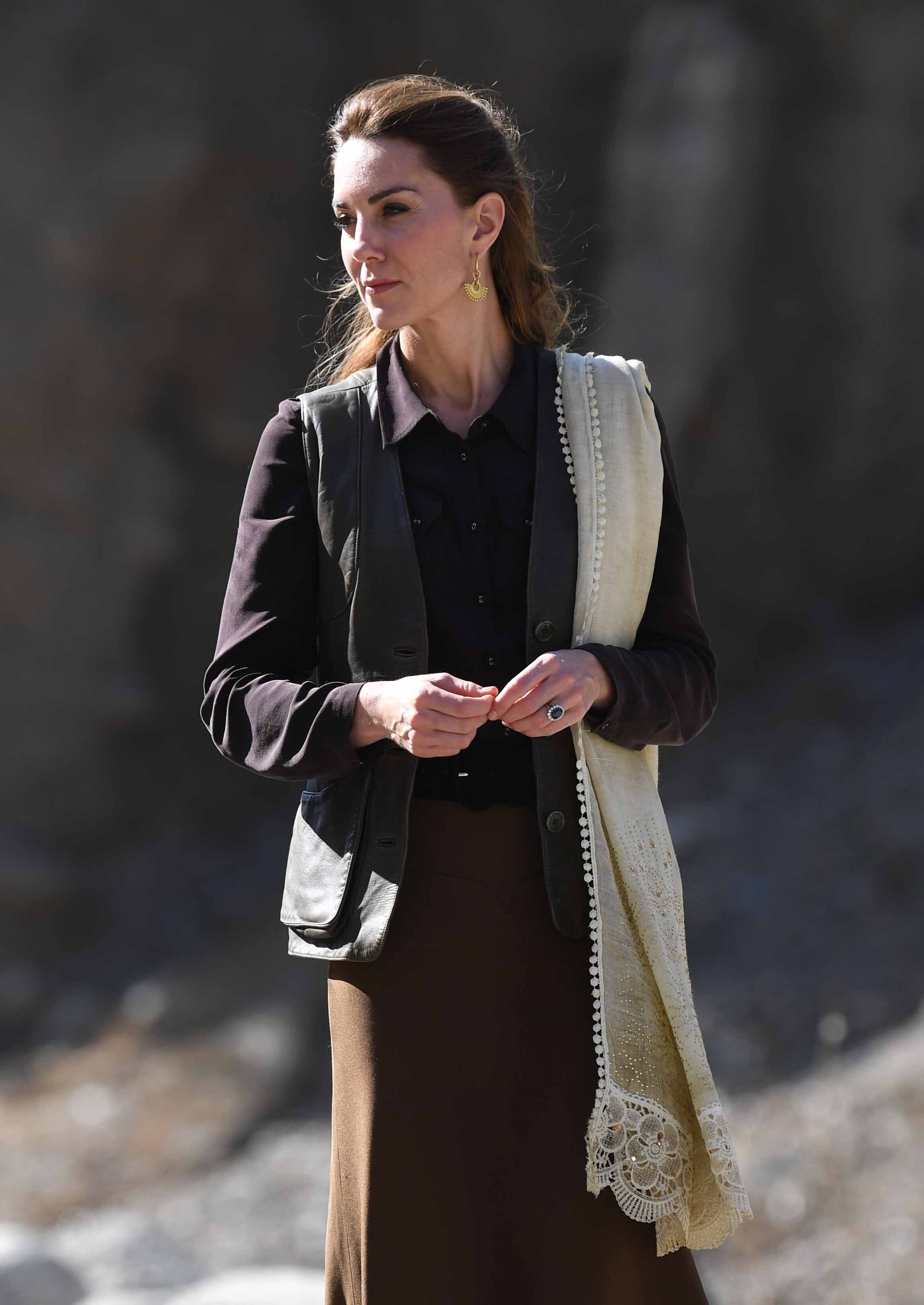 Kate Middleton tours the glaciers in Pakistan. | Source: Getty Images