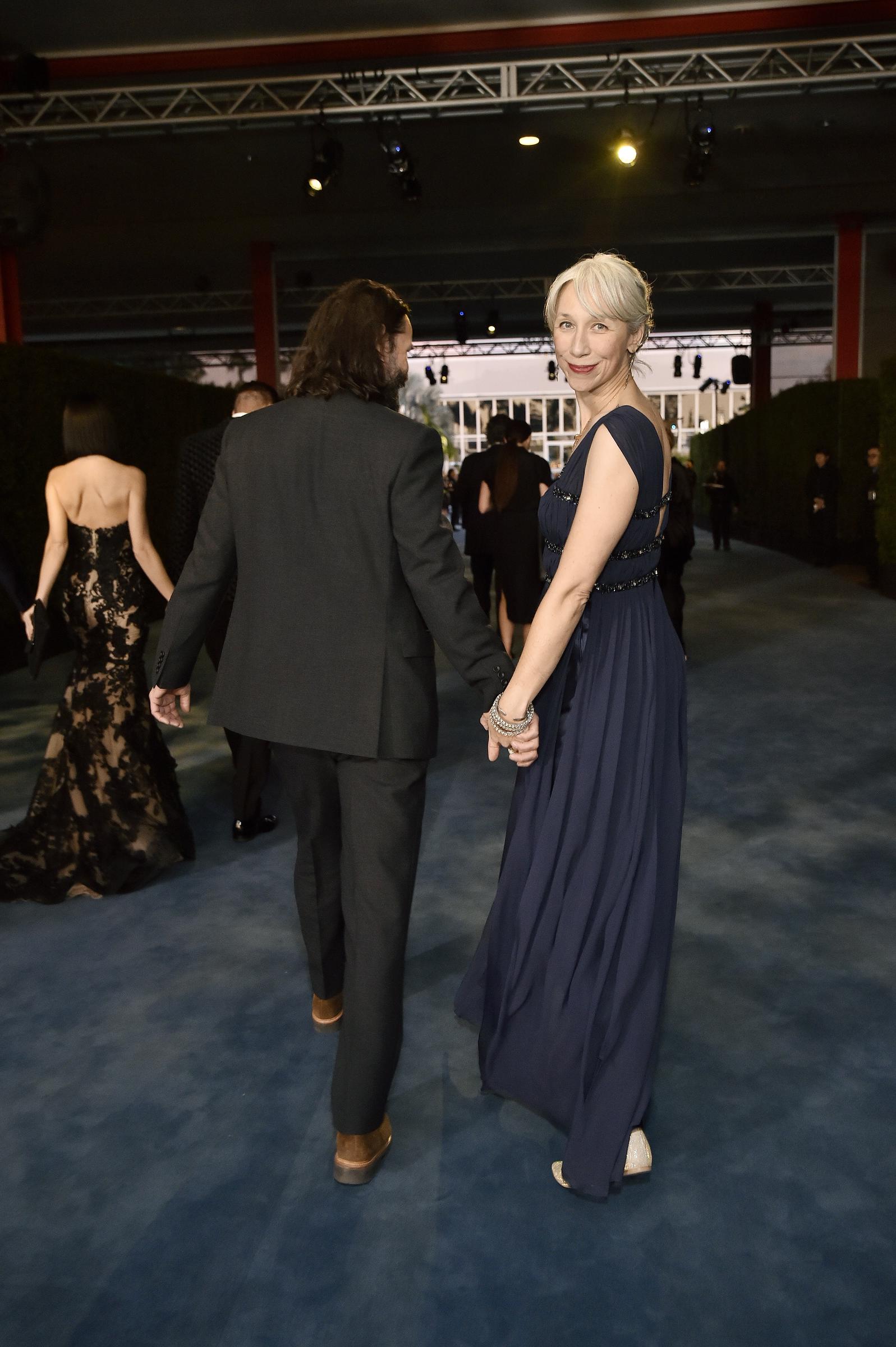 Alexandra Grant and Keanu Reeves at the 2019 LACMA Art + Film Gala on November 2, 2019 | Source: Getty Images