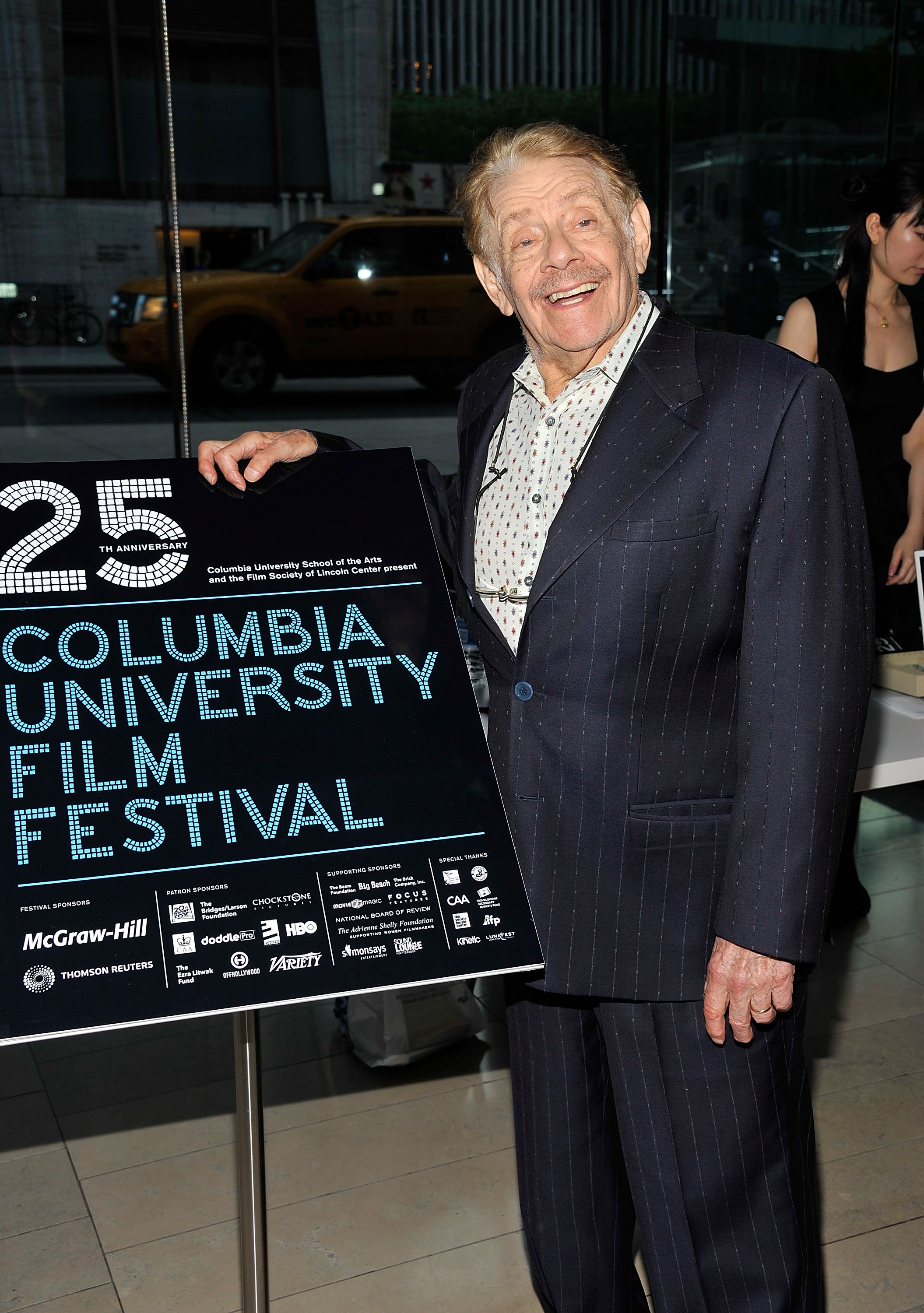 Jerry Stiller attends the 25th anniversary of Columbia University's Film Festival at Alice Tully Hall on May 4, 2012 | Source: Getty Images