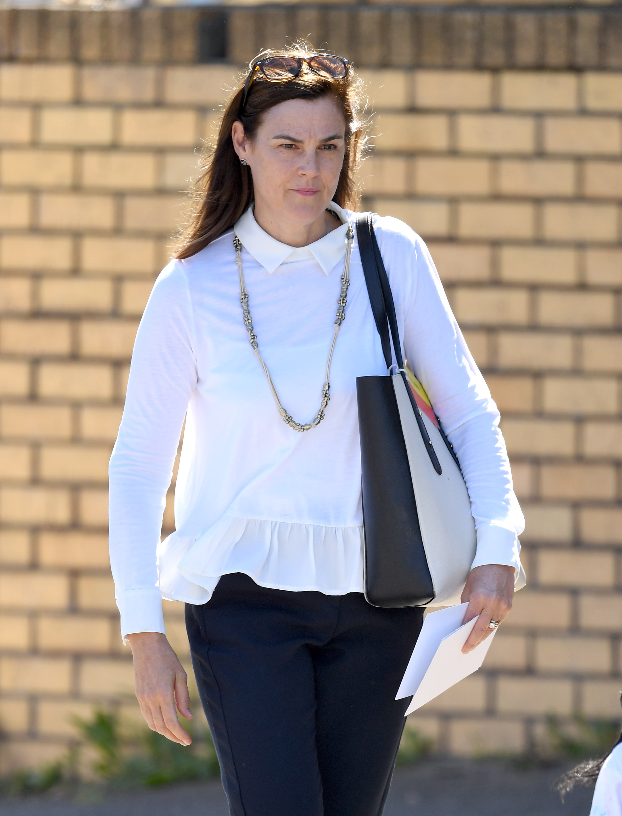 Samantha Cohen on a visit of the Nyanga Township on September 23, 2019 in Cape Town, South Africa | Source: Getty Images