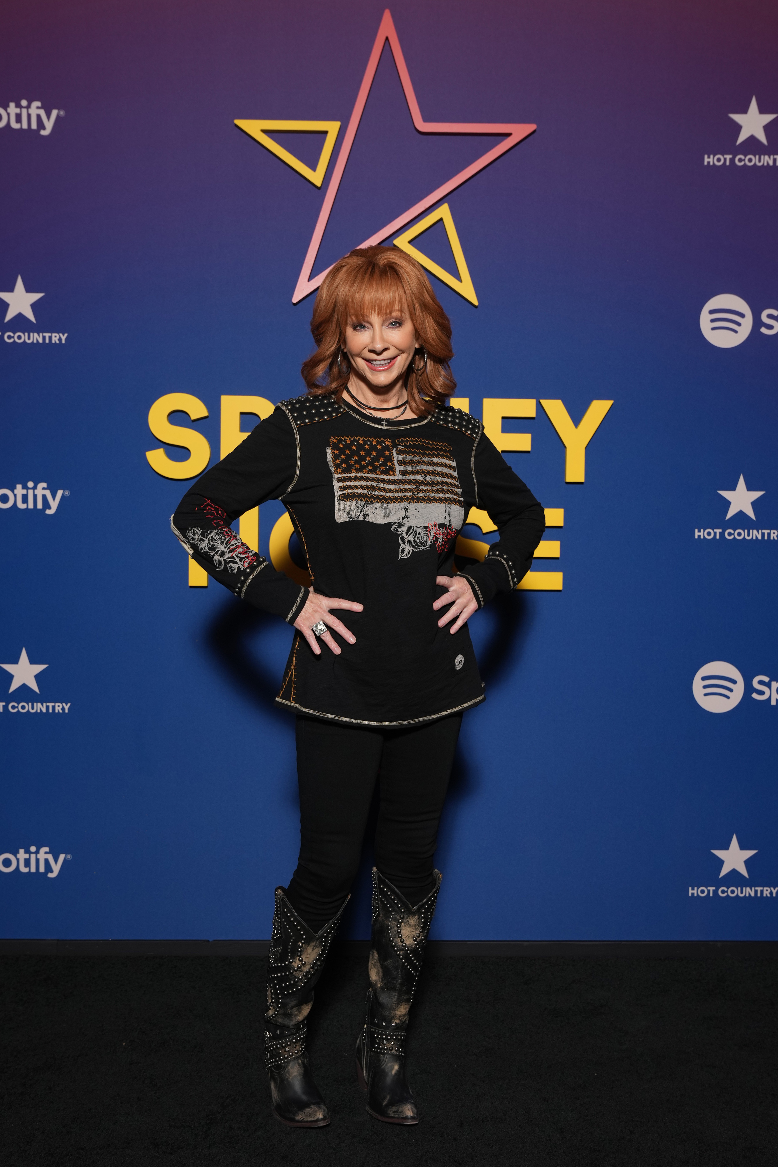 Reba McEntire visits Spotify House during on Day 2 of CMA Fest 2023 at Ole Red on June 9, 2023, in Nashville, Tennessee. | Source: Getty Images