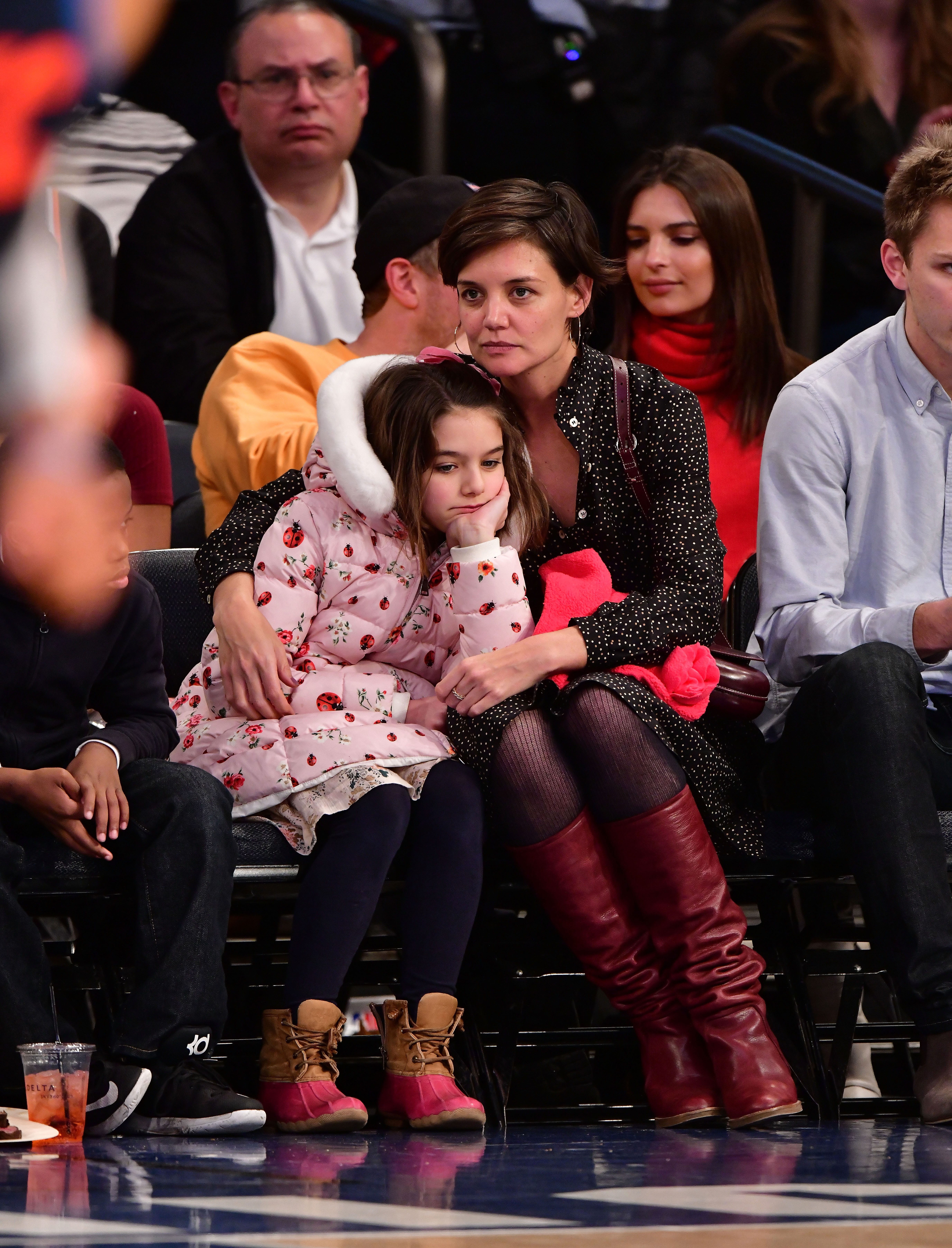 Katie Holmes and her daughter Suri in New York in 2017 | Source: Getty Images