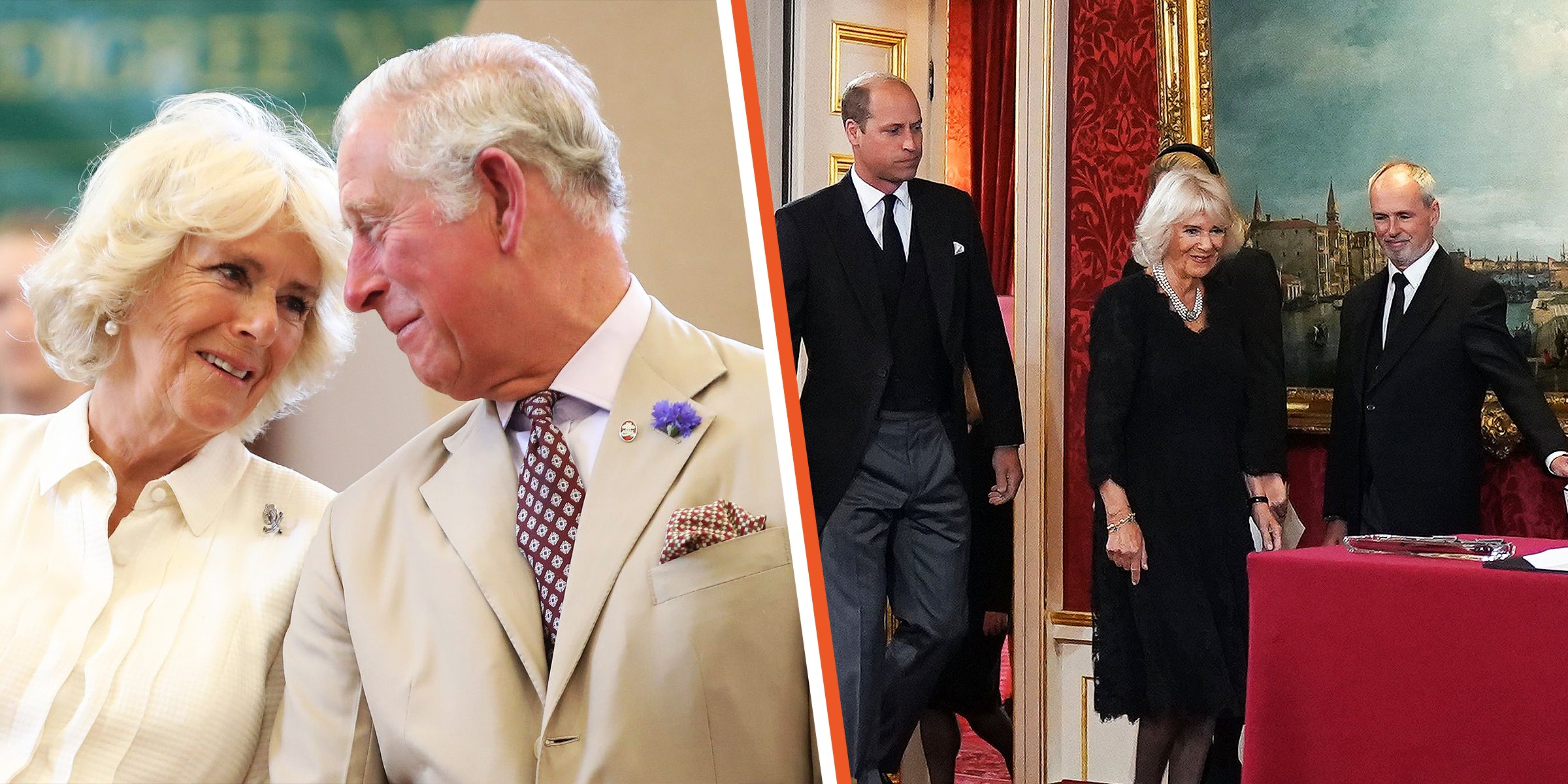 Camilla Queen Consort and King Charles III ┃Prince William and Camilla Queen Consort ┃Source: Getty Images