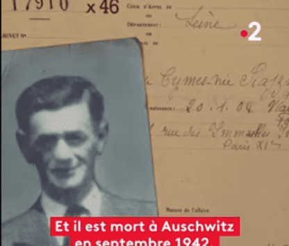 Photo de Chaïm Cymes. Capture d'écran du documentaire "Histoires d'une nation". | Facebook/France 2 Photo de Chaïm Cymes. Capture d'écran du documentaire "Histoires d'une nation". | Facebook/France 2