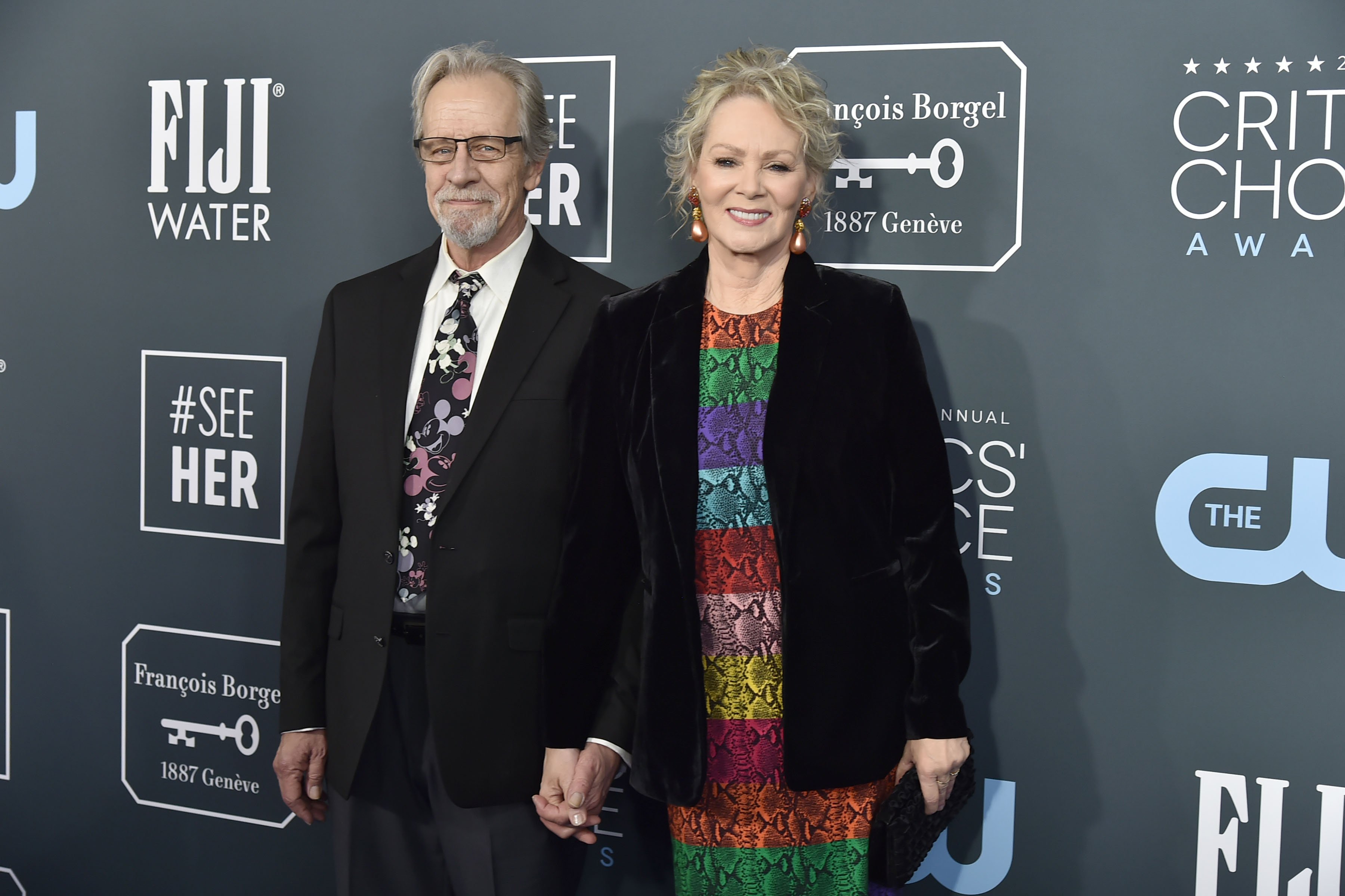 Richard Gilliland and Jean Smart during the arrivals for the 25th Annual Critics' Choice Awards at Barker Hangar on January 12, 2020 in Santa Monica, CA. | Source: Getty Images