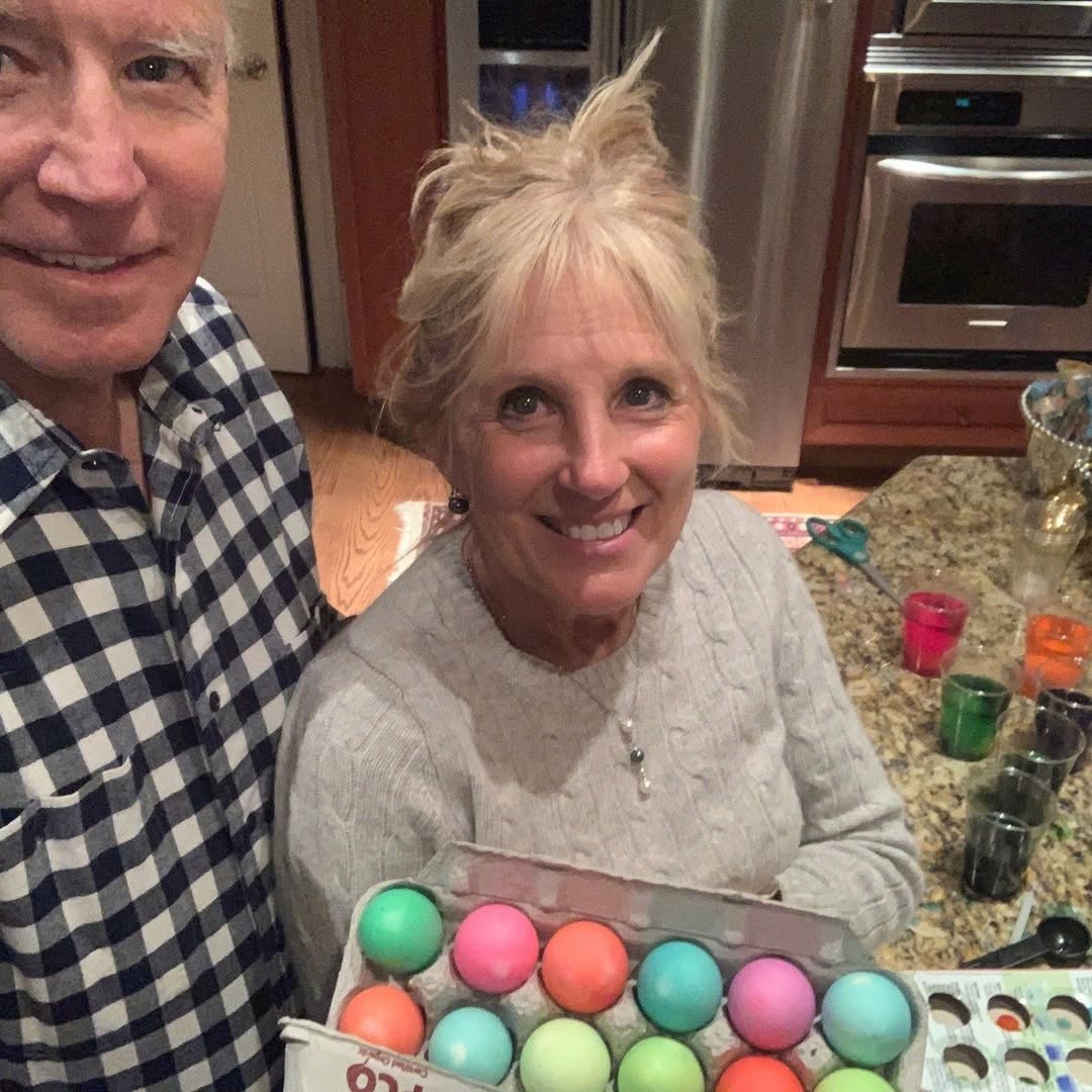 Joe and Jill Biden from a post dated April 12, 2020. | Source: Instagram/joebiden