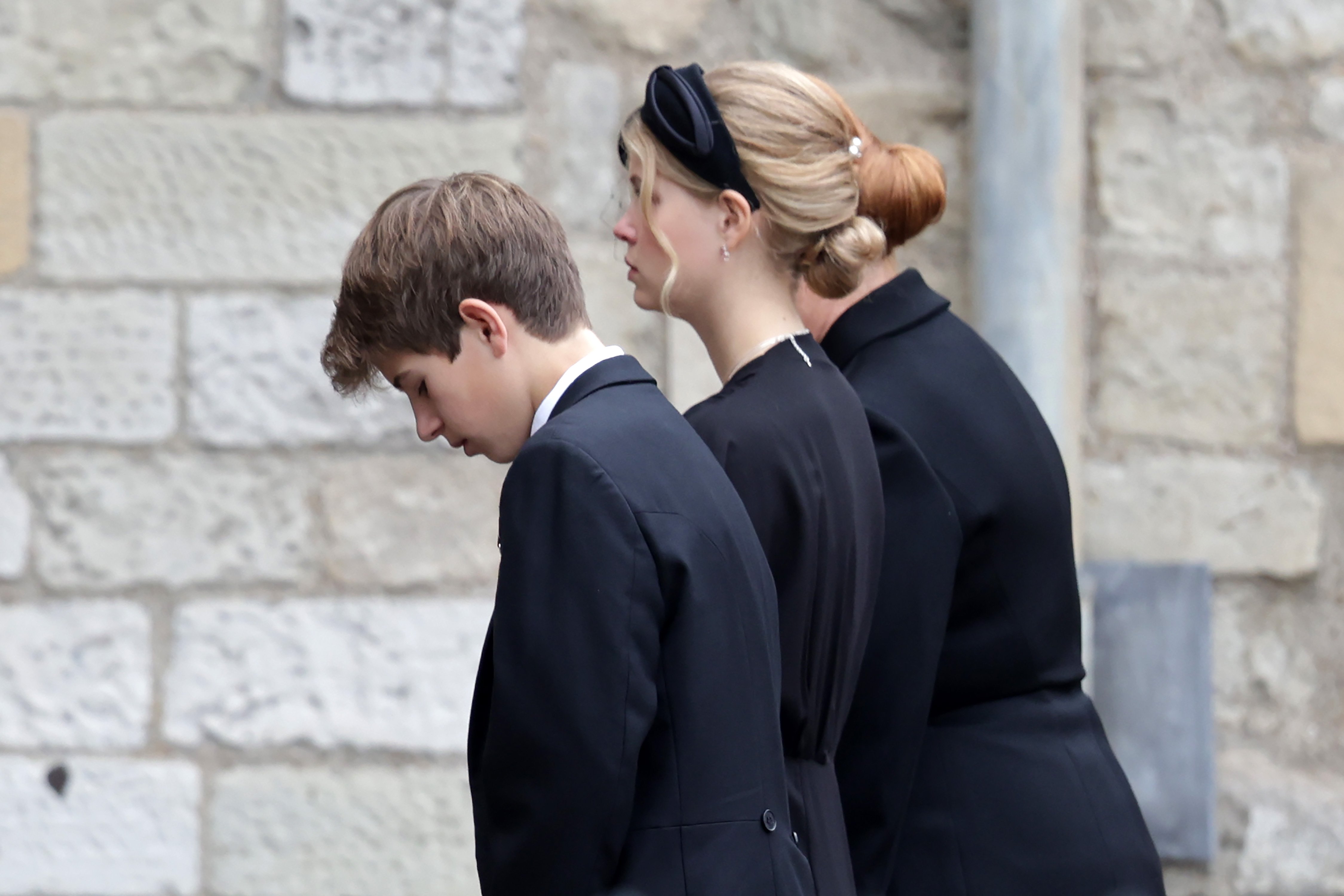 James, Viscount Severn and Lady Louise Windsor at Westminster Abbey for The State Funeral of Queen Elizabeth II on September 19, 2022 in London, England. | Source: Getty Images