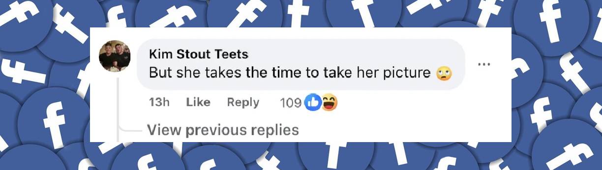 A netizen's comment on Chrissy Teigen's evacuation updates, posted on January 8, 2025 | Source: Facebook.com/peoplemag