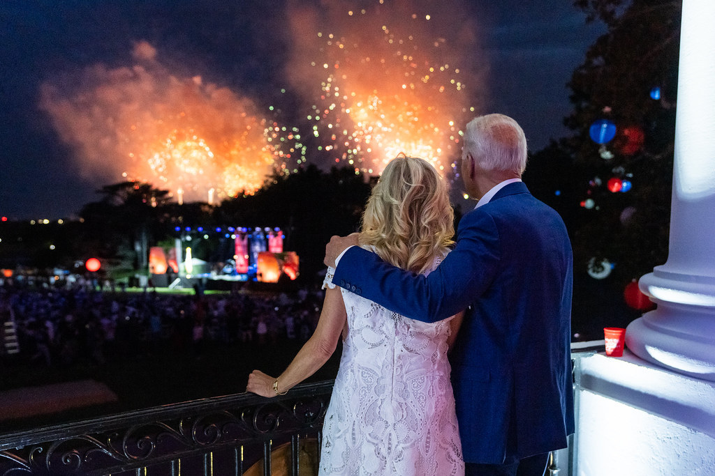 Jill and Joe Biden from a post dated January 1, 2022. | Source: Instagram/joebiden