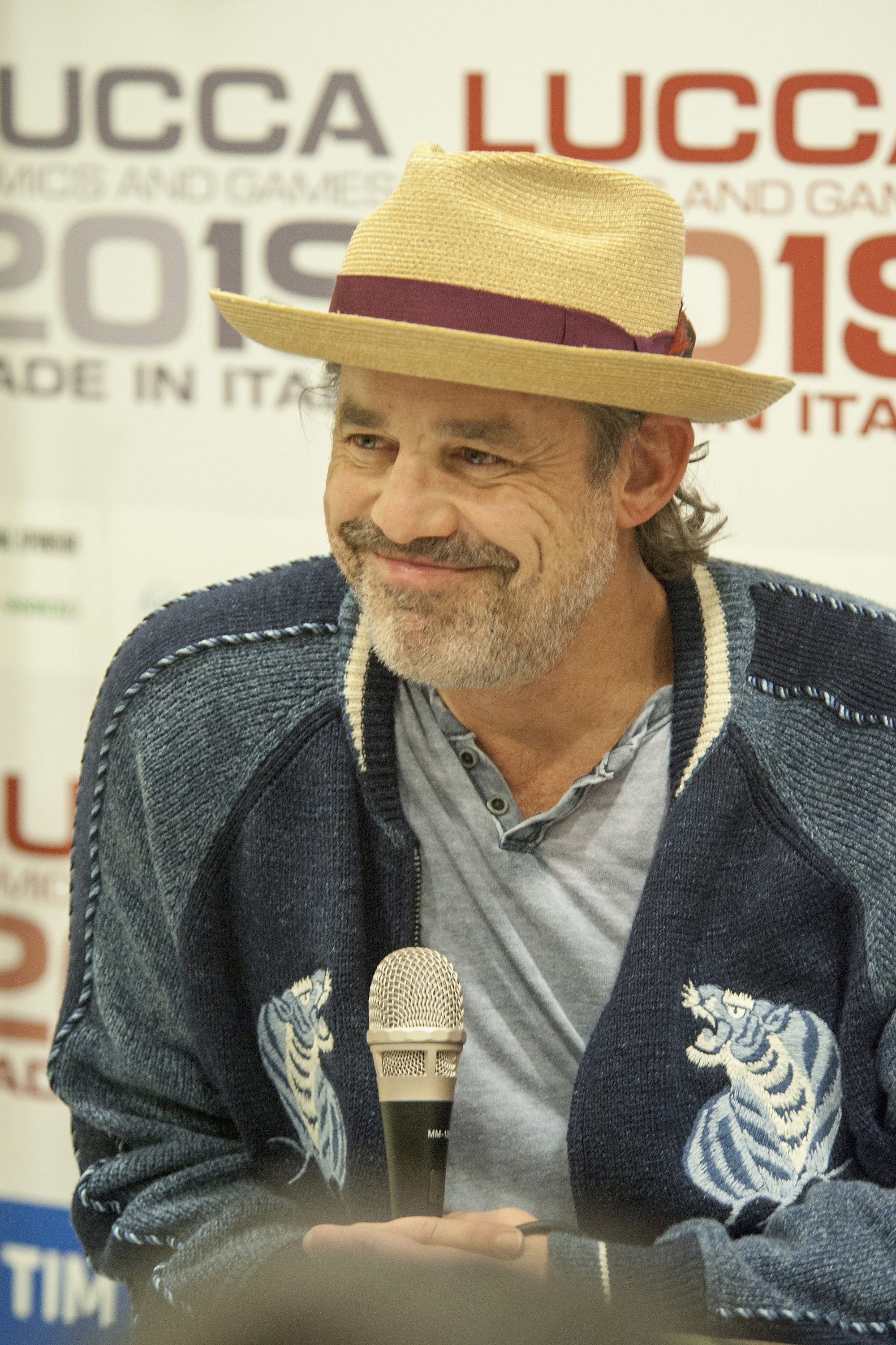 Nicholas Brendon attends at the press conference during the Lucca Comics and Games on October 31, 2018 in Lucca, Italy.
