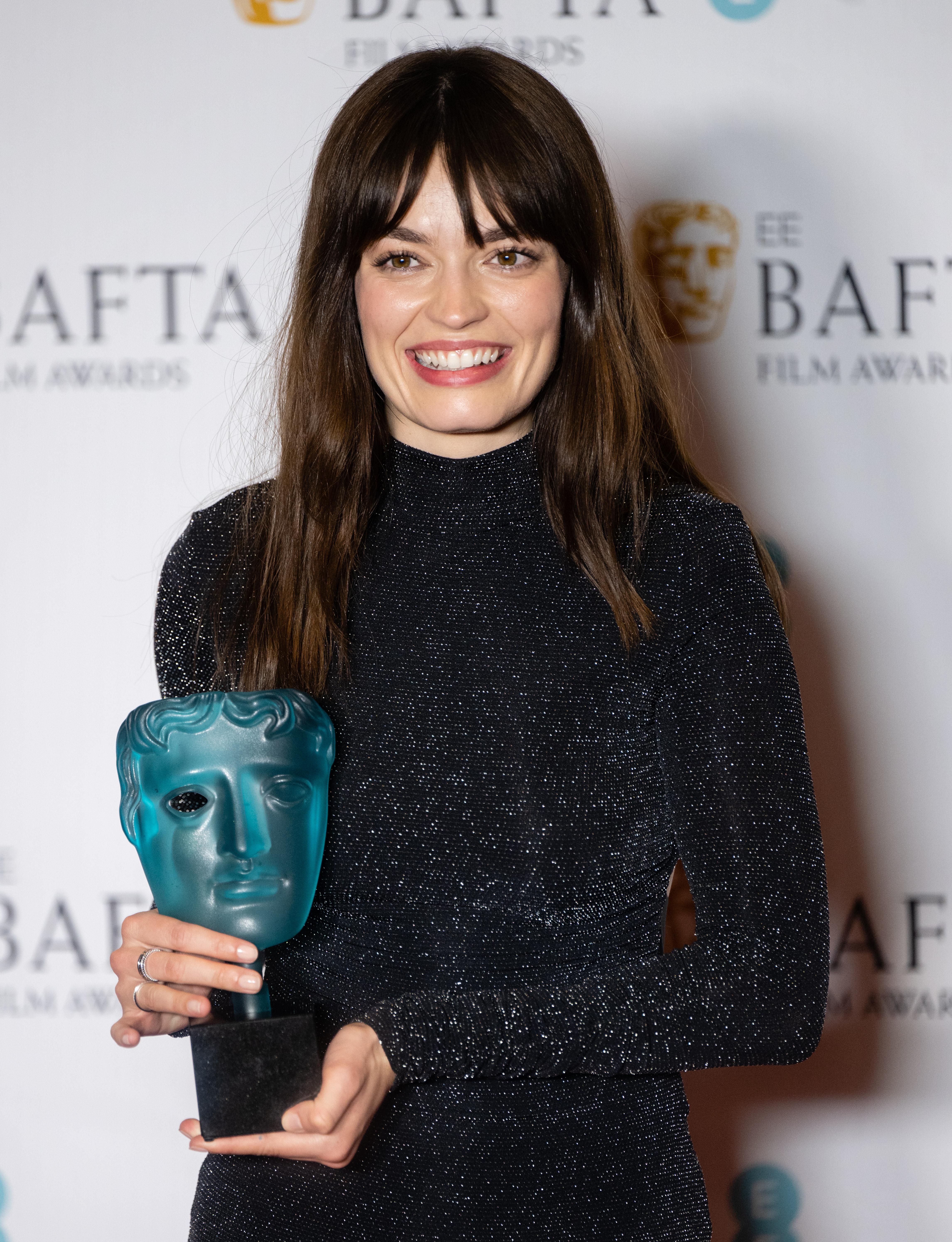 Emma Mackey attends the EE BAFTA Film Awards 2023 at The Royal Festival Hall on February 19, 2023, in London, England | Source: Getty Images