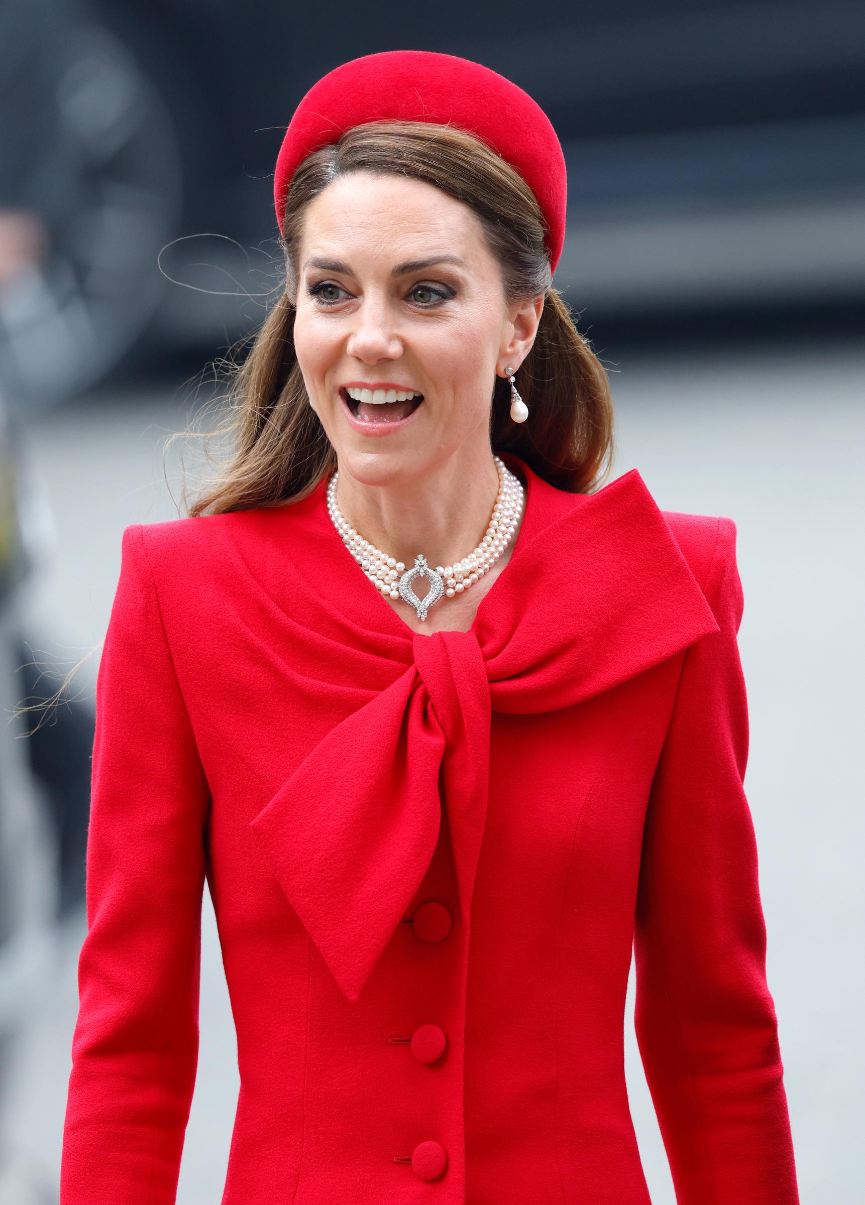 Princess Catherine attends the Commonwealth Day celebrations at Westminster Abbey in London, England, on March 10, 2025 | Source: Getty Images