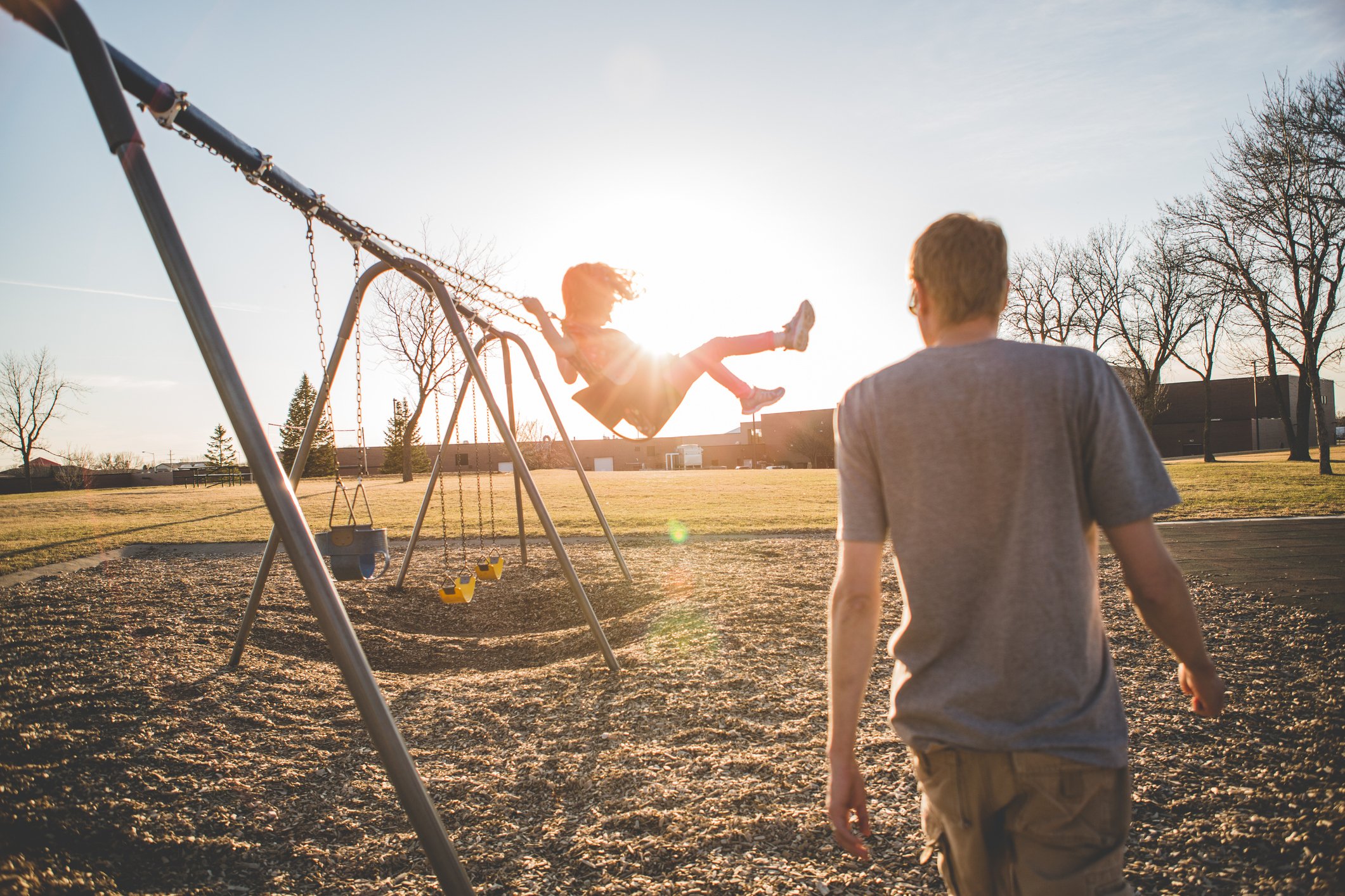 OP and his daughter were at the playground. | Photo: Getty Images