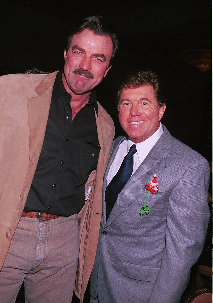  Tom Selleck and Larry Manetti, at the TV and Motion Pictures Mothers 2000 Awards December 9, 2000 | Photo: GettyImages