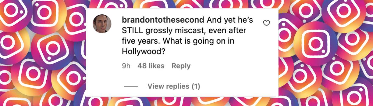 A netizen's comment on Timothée Chalamet's role as Bob Dylan, posted on November 18, 2024 | Source: Instagram.com/entertainmenttonight