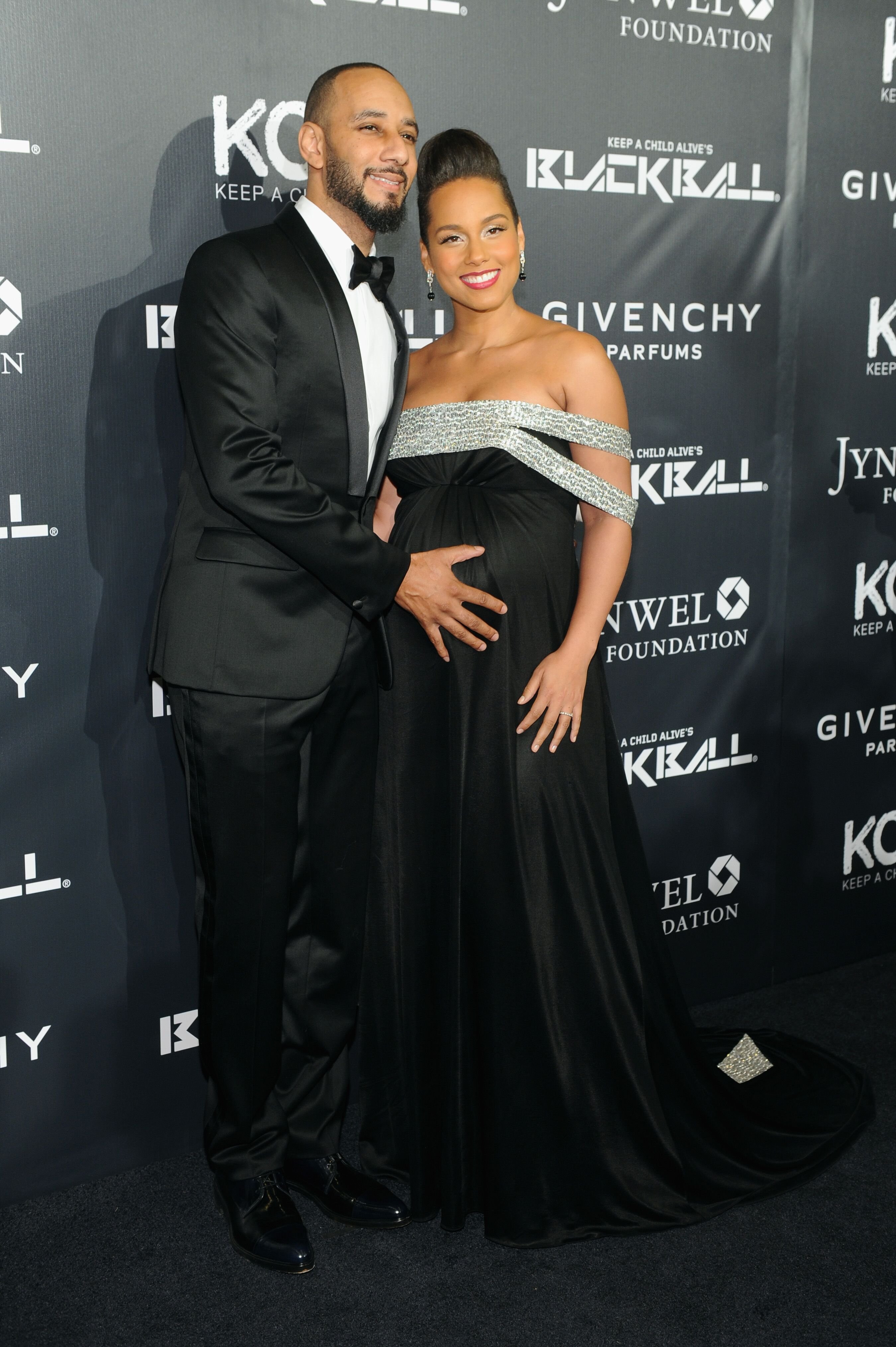 wizz Beats and Alicia Keys at the 9th annual Keep A Child Alive Black Ball in 2014 | Source: Getty Images