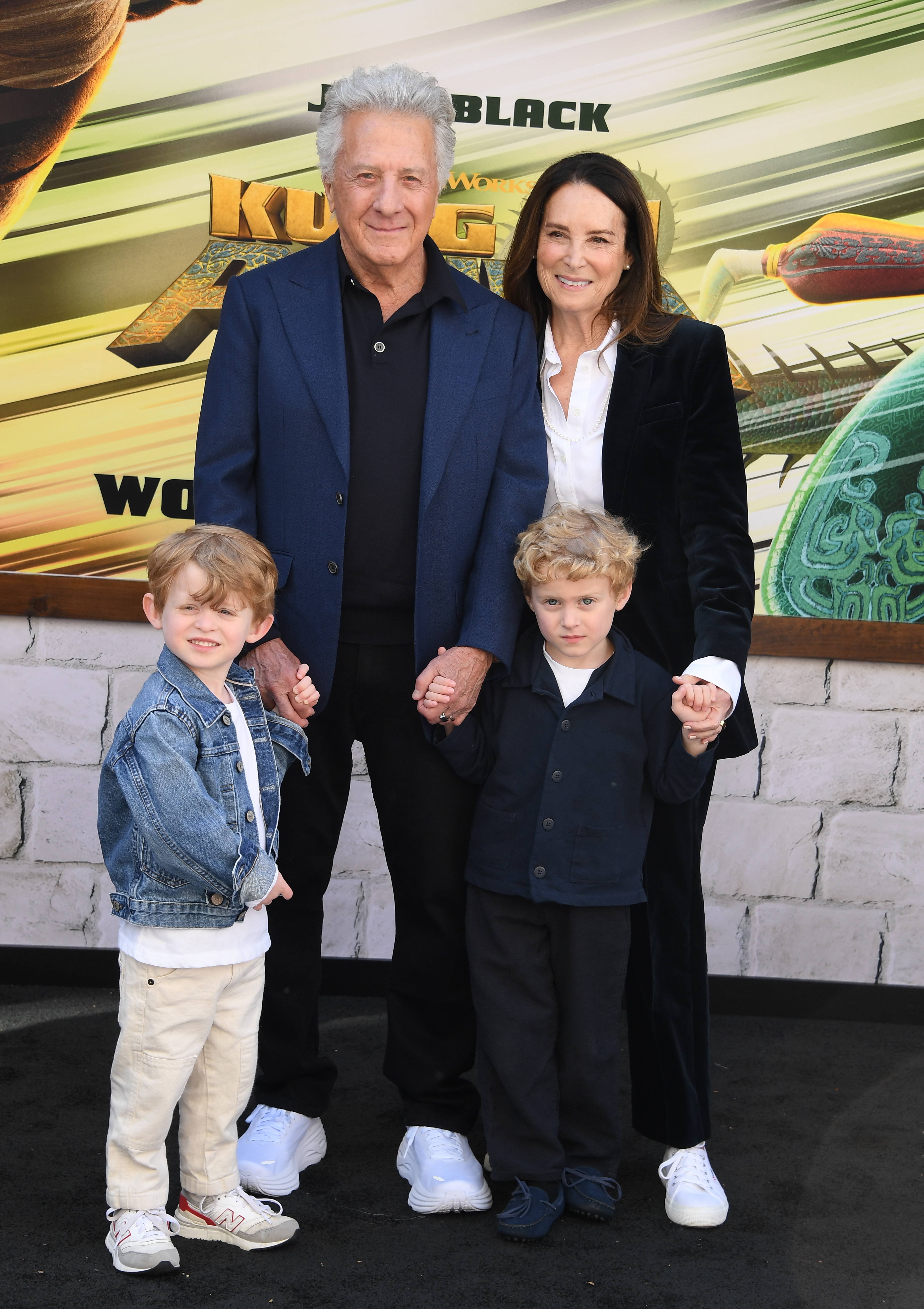 Dustin Hoffman and Lisa Hoffman at the "Kung Fu Panda 4" premiere on March 3, 2024 | Source: Getty Images