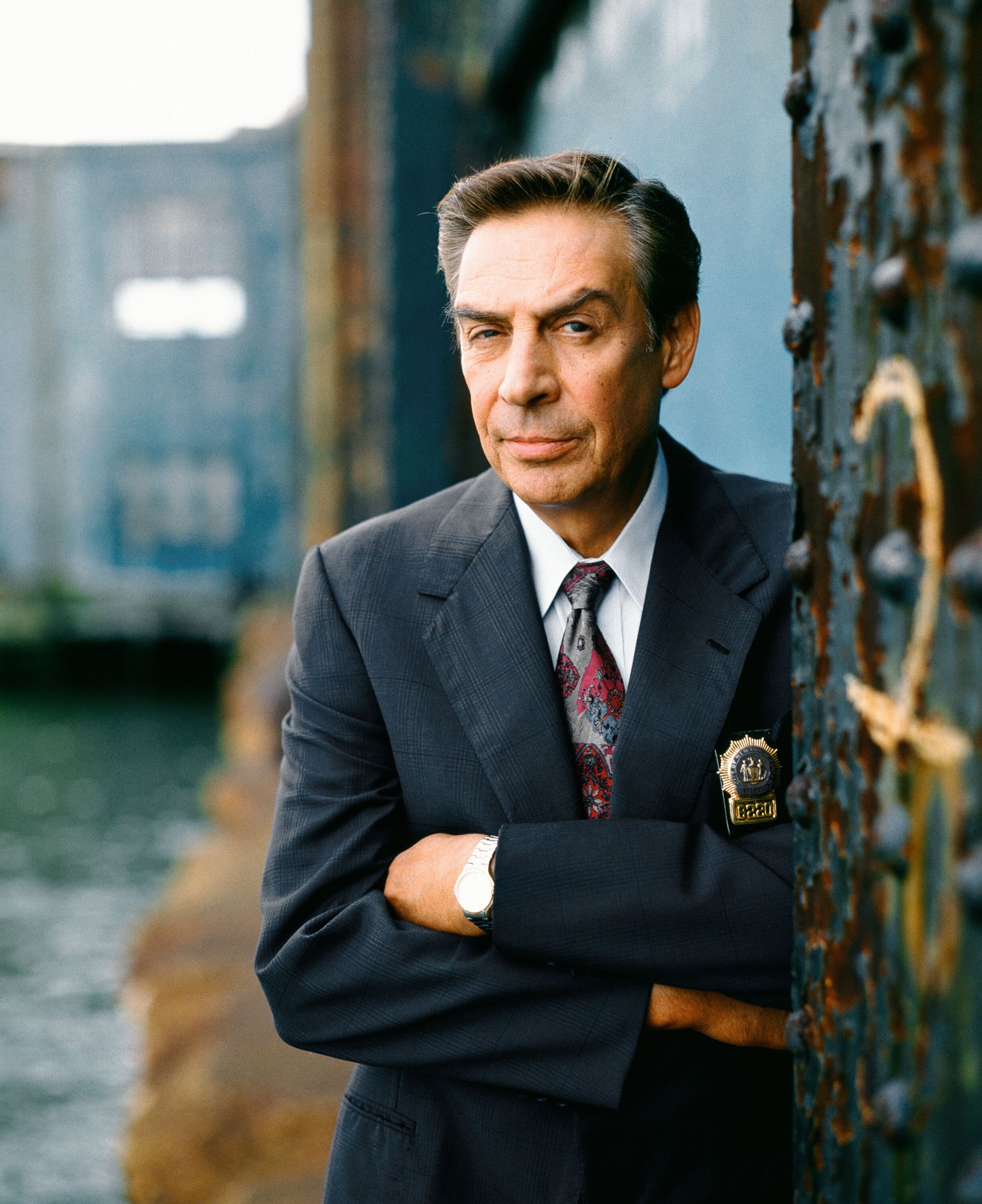 Jerry Orbach in a promotional shoot for TV series "Law & Order" | Photo: Getty Images