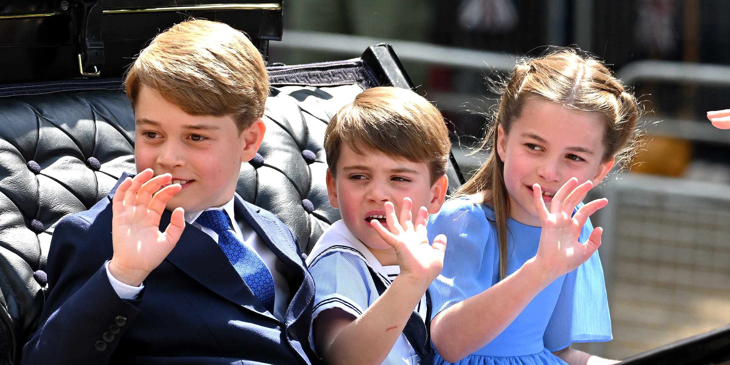 Prince George, Prince Louis and Princess Charlotte | Source: Getty Images