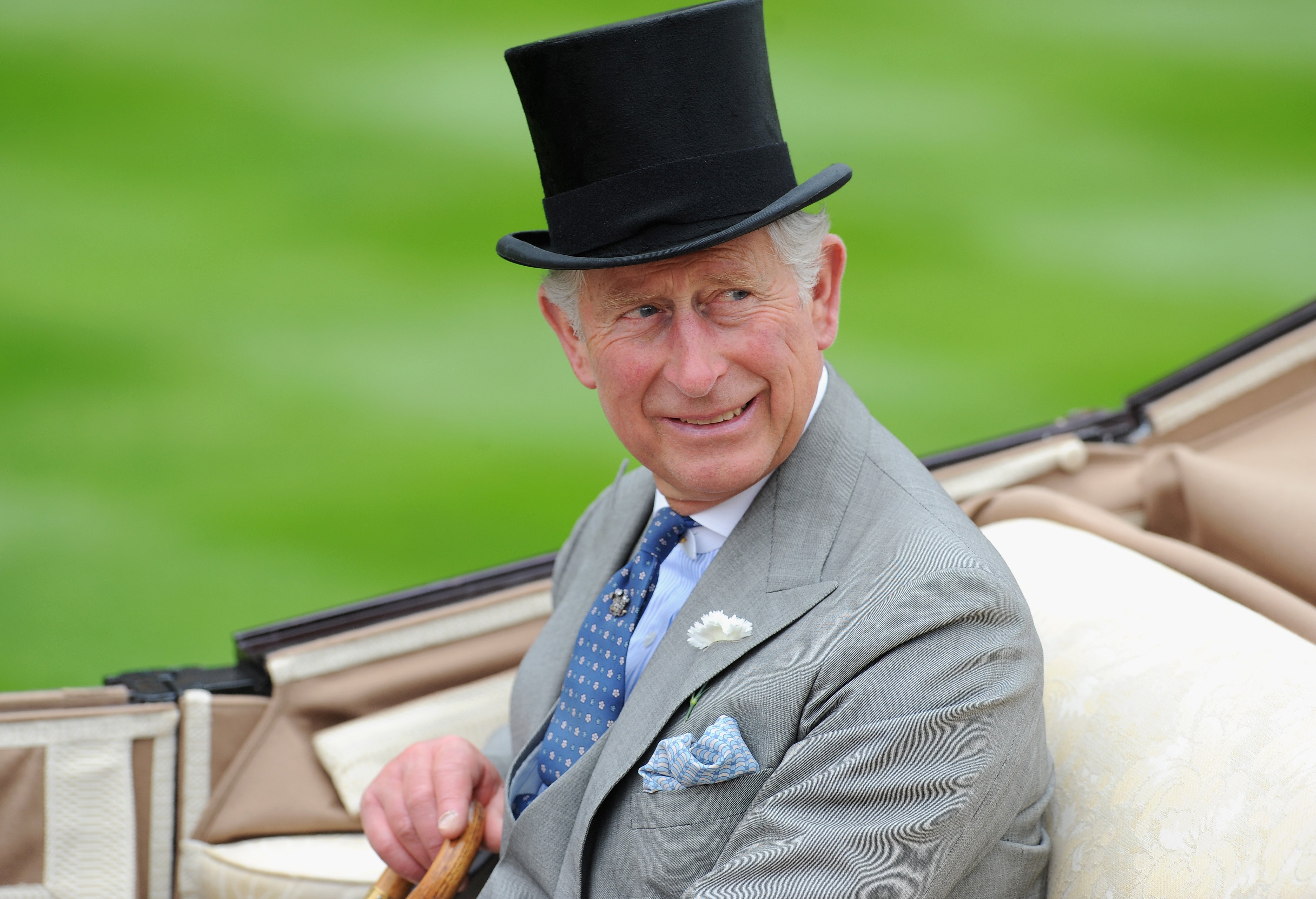 King Charles, 18 Haziran 2013'te Ascot, İngiltere'deki Ascot Hipodromu'nda Royal Ascot'un birinci gününe katıldı.  |  Kaynak: Getty Images