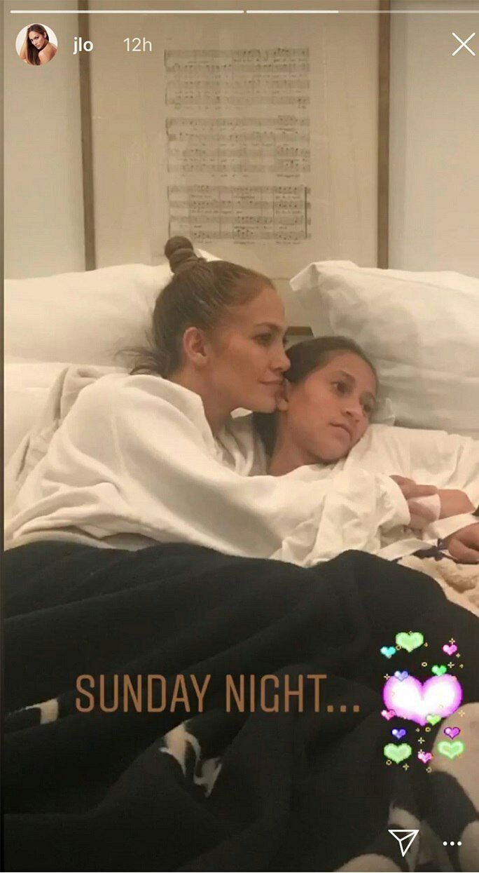 A screenshot of Jennifer Lopez's post on her Instagram story. | Photo: instagram.com/jlo