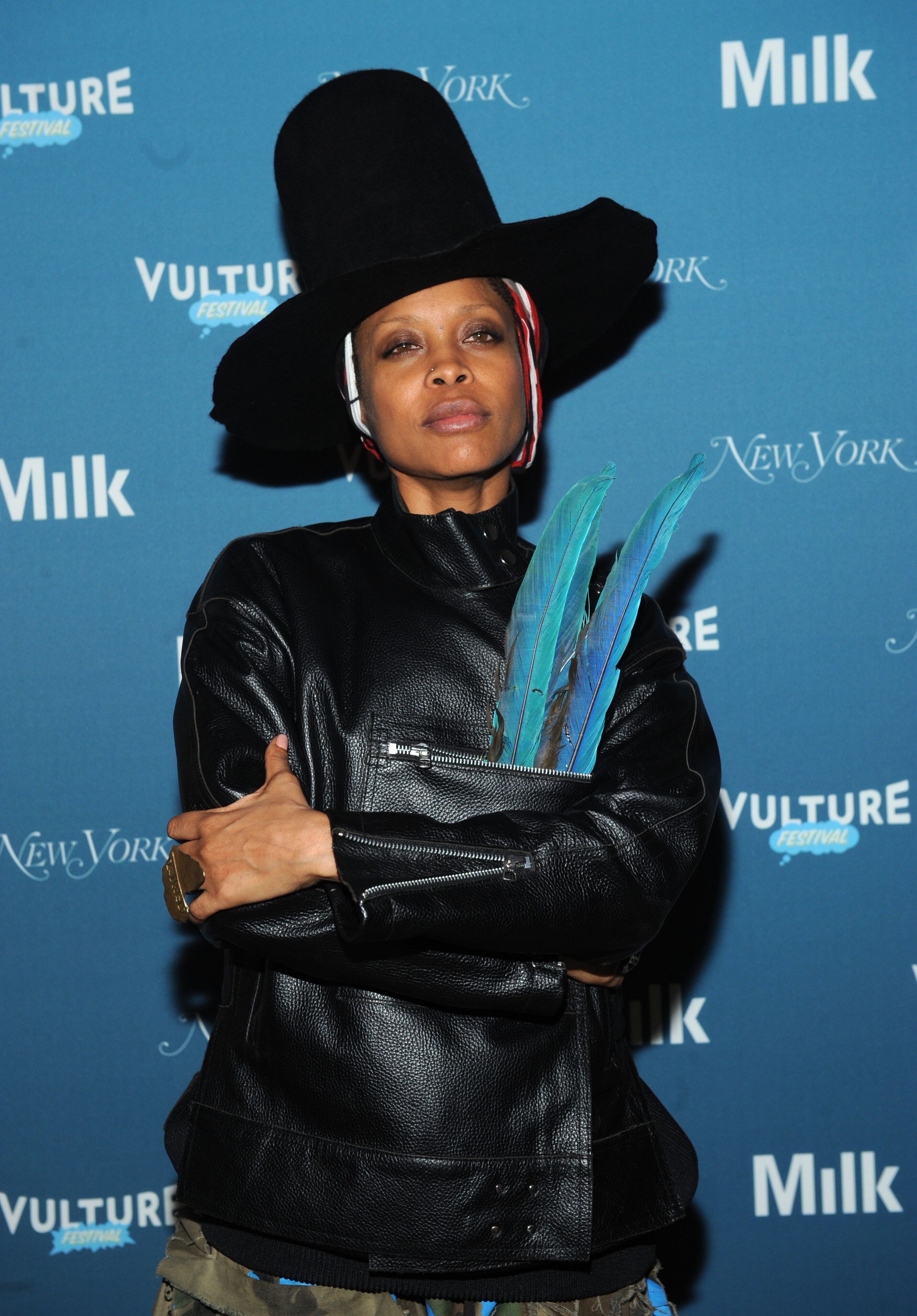 Singer-songwriter Erykah Badu at the Vulture Festival Opening Night Party at Neuehouse | Photo: Getty Images