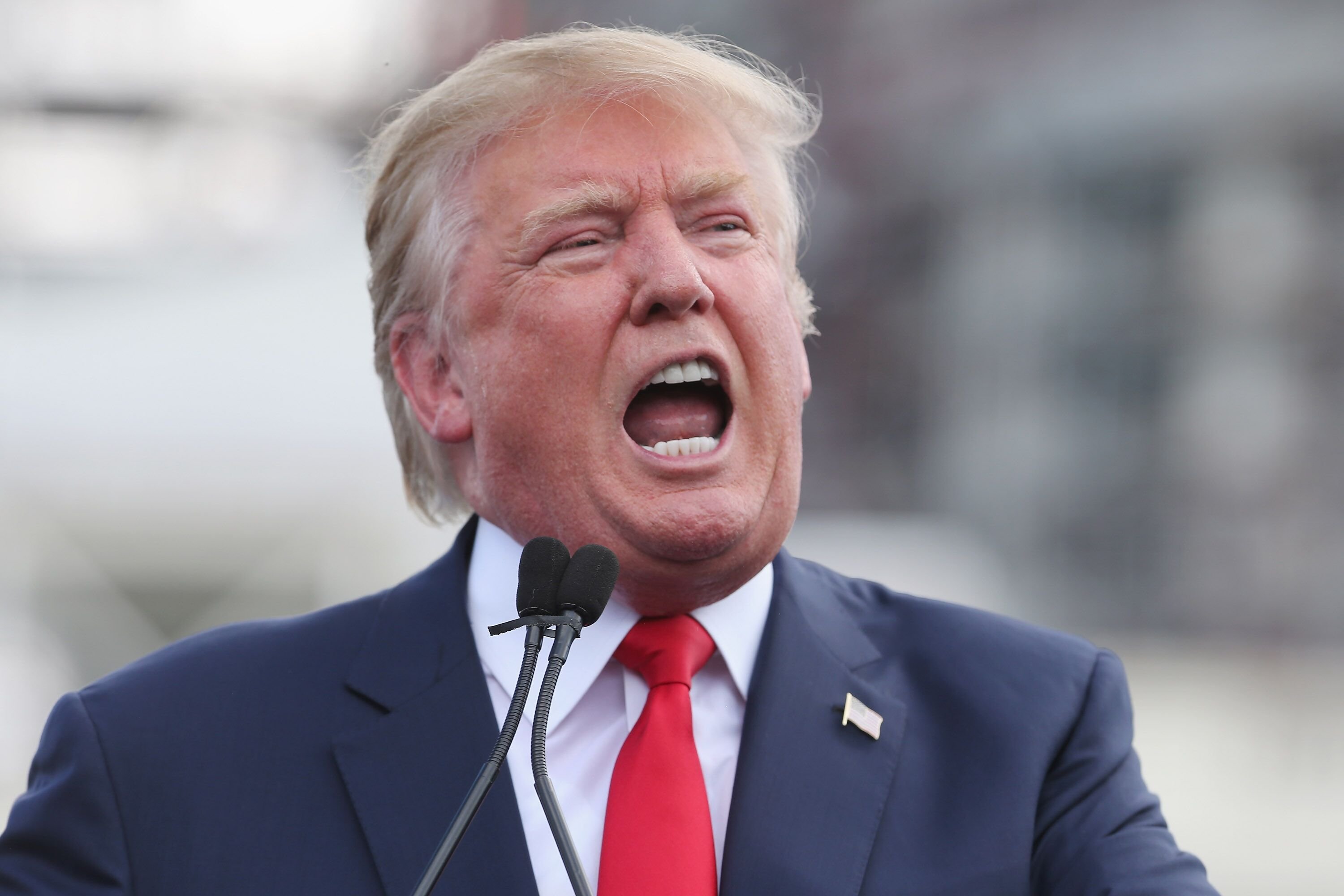 Donald Trump on the West Lawn of the U.S. Capitol. | Source: Getty Images