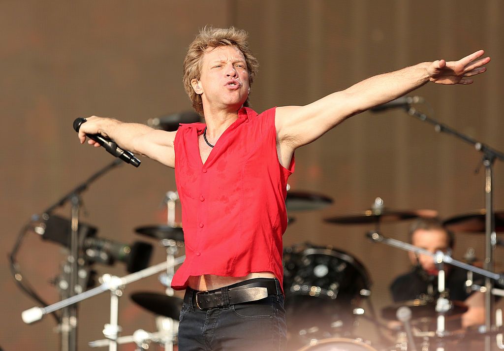 Jon Bon Jovi on stage during day one of 'British Summer Time Hyde Park' at Hyde Park on July 5, 2013 | Photo: Getty Images