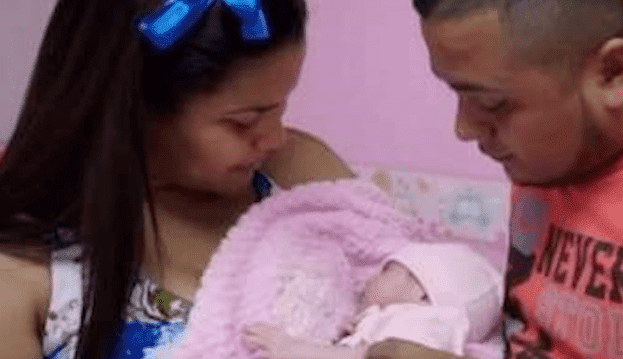 Monica Vega with her husband and baby girl. | Source: YouTube/News Live Now