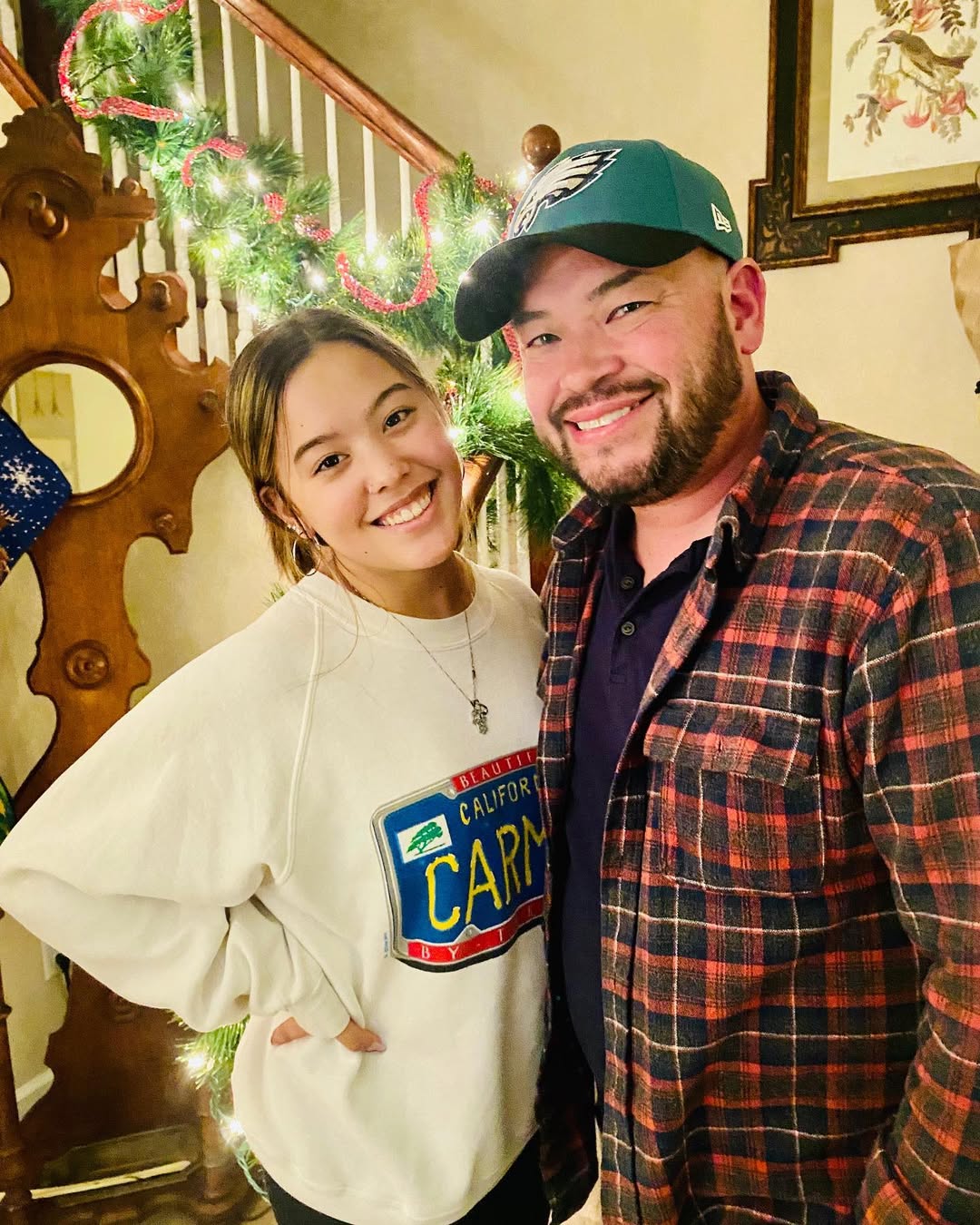 Hannah Gosselin and her father from a post dated November 26, 2021. | Source: Instagram/jongosselin1