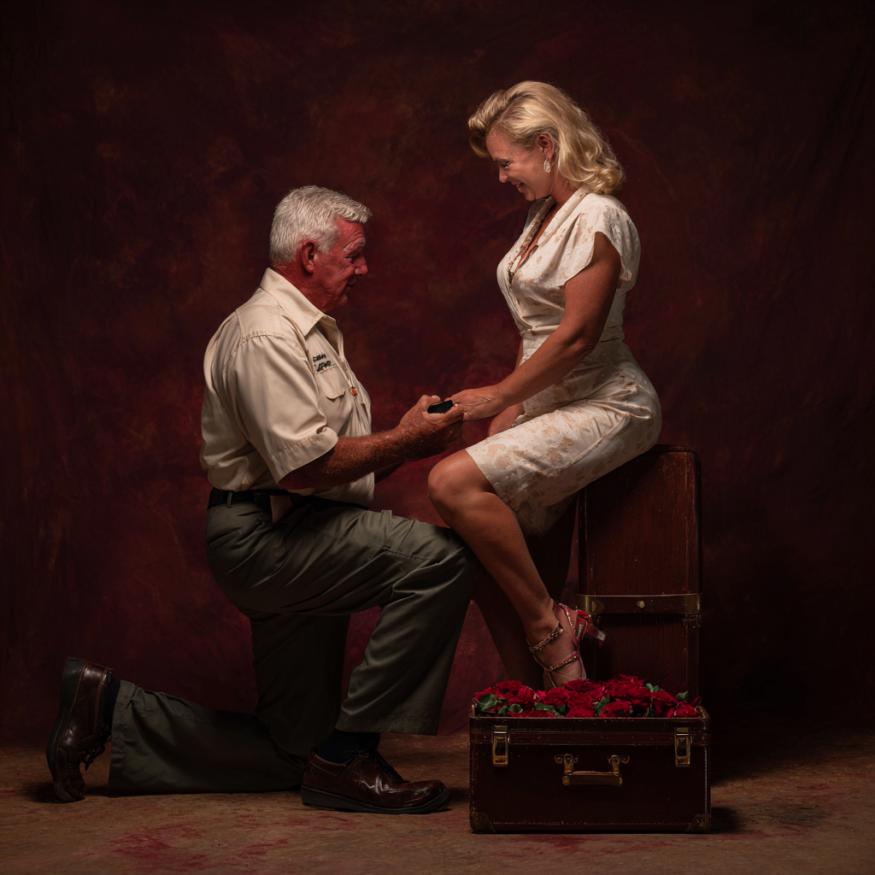 A man proposing to a woman | Source: Midjourney