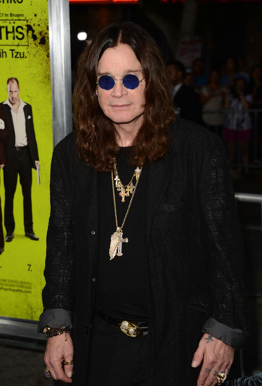 Ozzy Osbourne at the premiere of CBS Films' 'Seven Psychopaths' at Mann Bruin Theatre on October 1, 2012 in Westwood, California. | Source: Getty Images