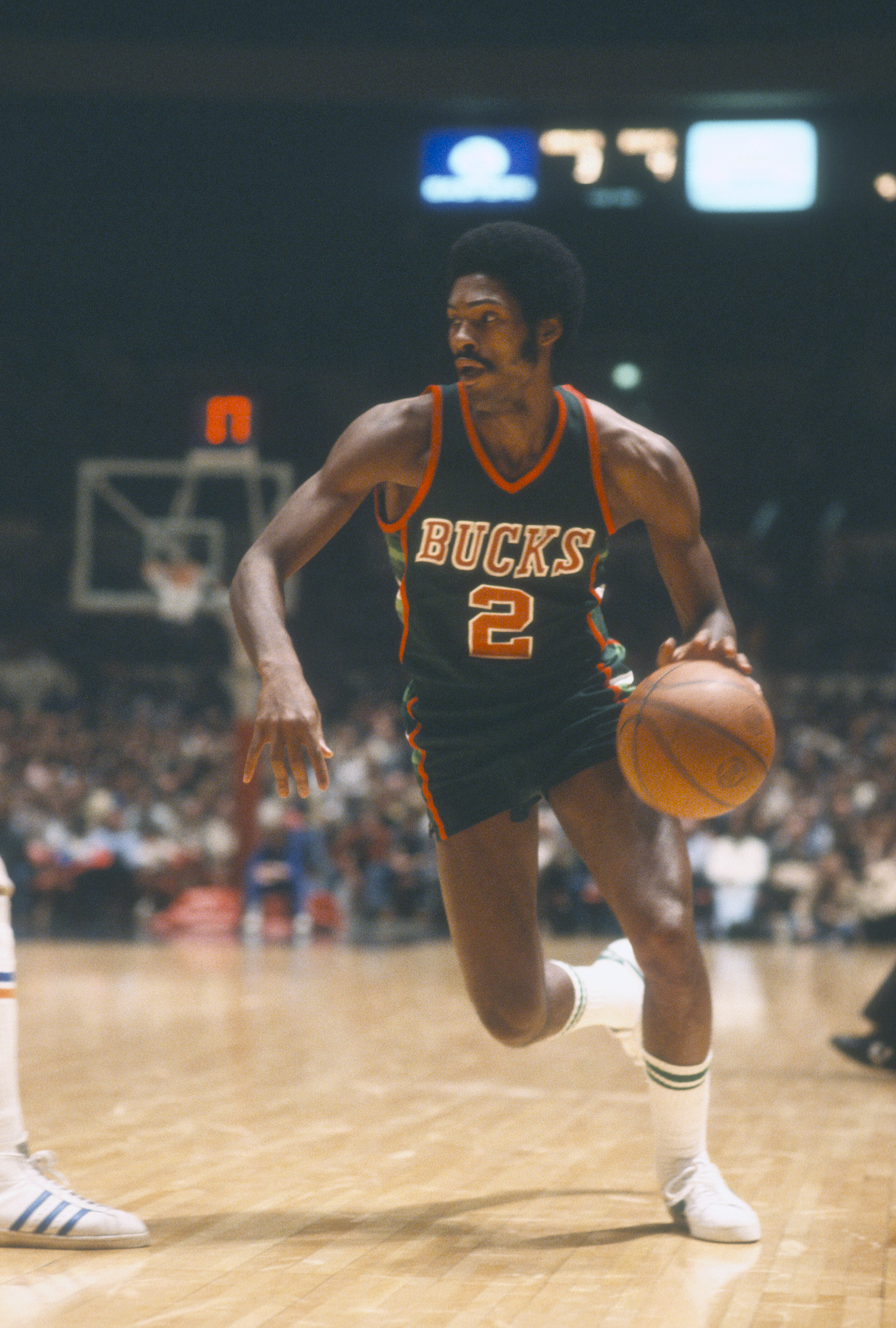 Junior Bridgeman playing for the Milwaukee Bucks during an NBA basketball game in Landover, Maryland circa 1978. | Source: Getty Images