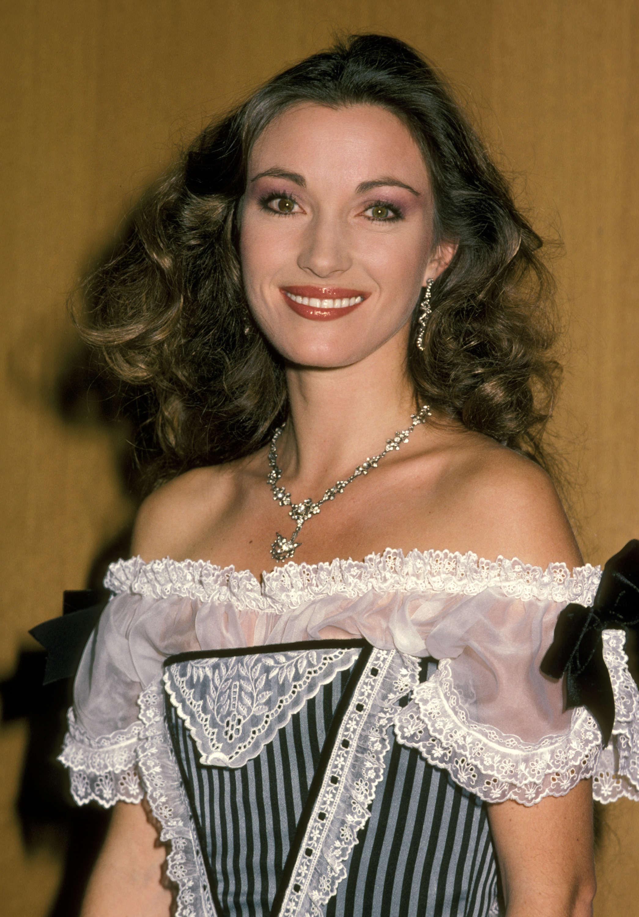 Jane Seymour at the "Stars Salute US Olympic Team" event on January 29, 1984 | Source: Getty Images