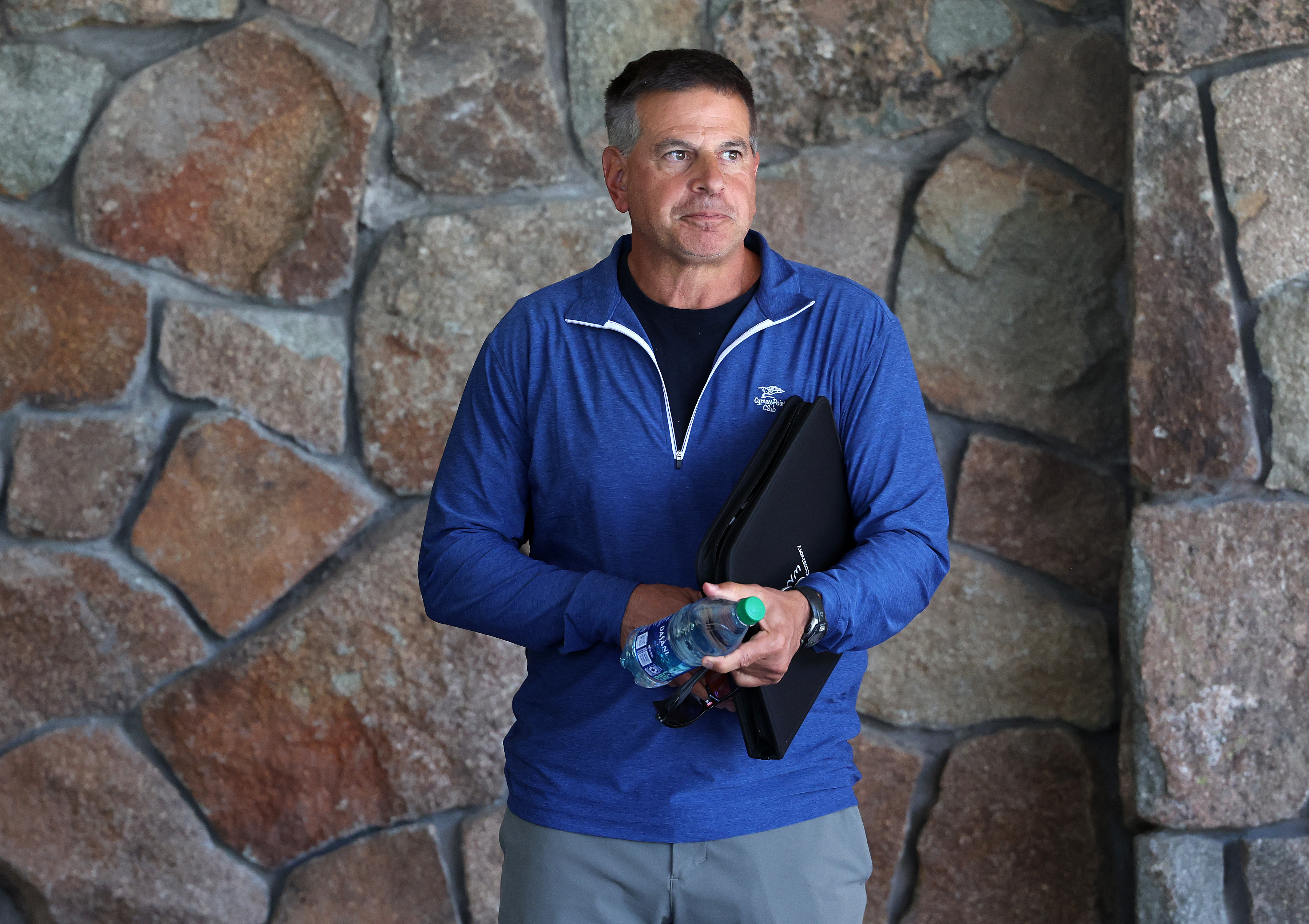 Paul Salem at the Allen & Company Sun Valley Conference in Sun Valley, Idaho on July 11, 2023.