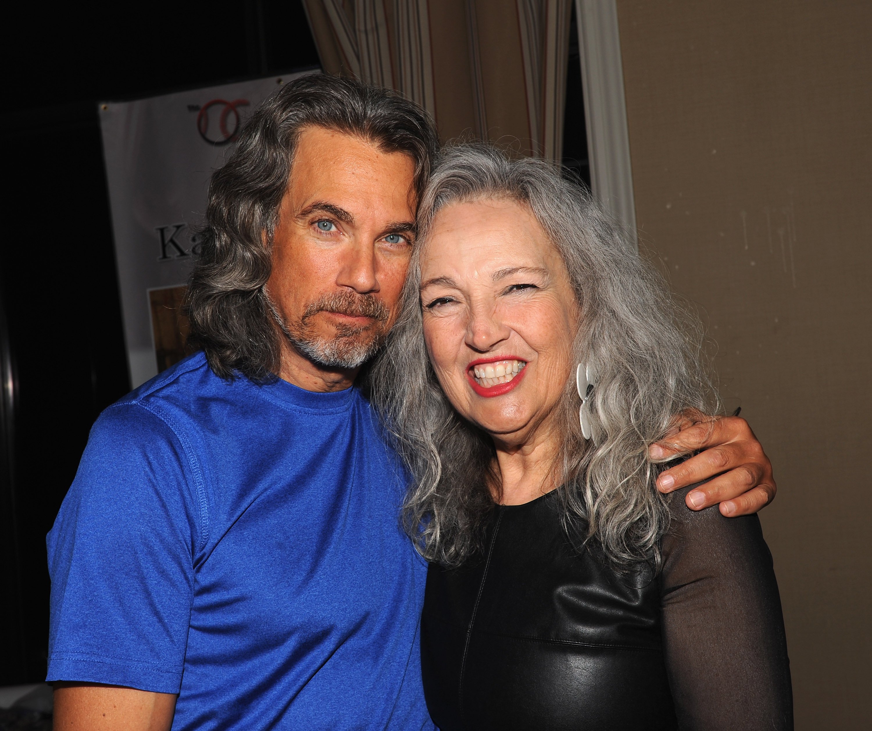 Robby Benson and Karla DeVito attending the Chiller Theatre Expo - Day 1, 2015, Parsippany, New Jersey. | Source: Getty Images