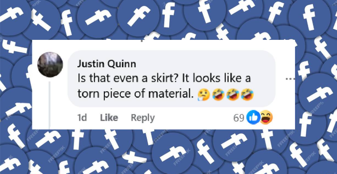 A netizen's reaction to Miranda Lambert's bold piece of attire, from a post dated July 29, 2025 | Source: Facebook/WOCountry