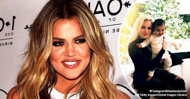 Khloé Kardashian steals hearts with adorable holiday photos of daughter True near Christmas tree