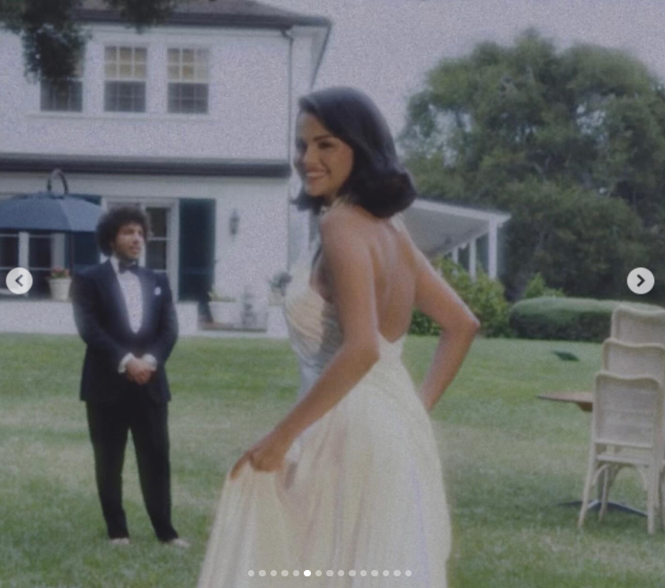 A happy Selena Gomez with her husband, Benny Blanco | Source: Instagram/selenagomez