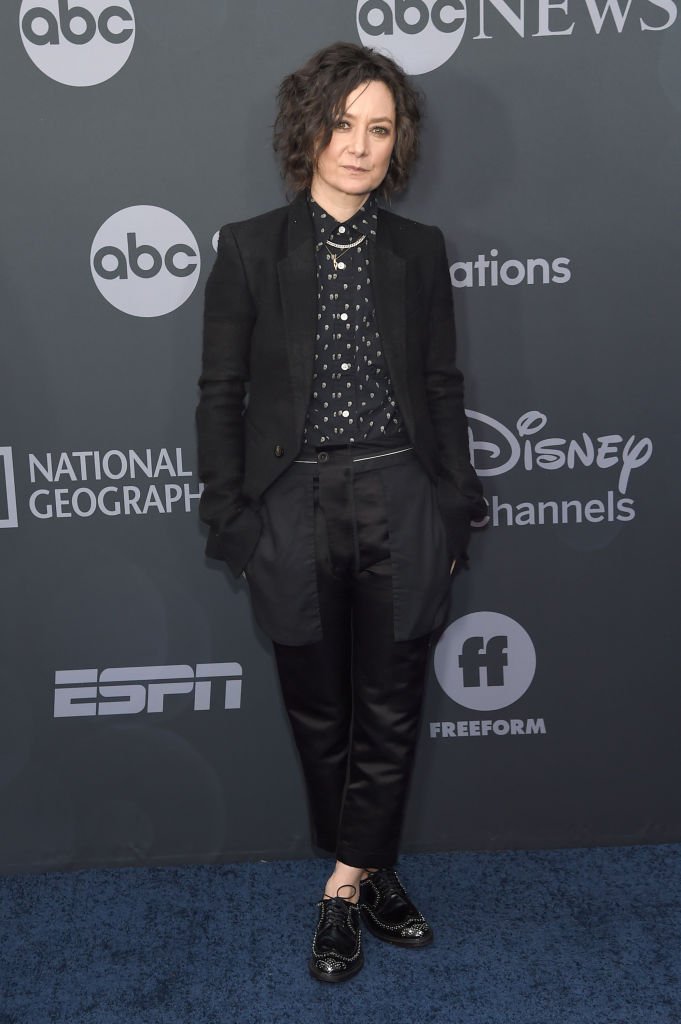 La comédienne Sara Gilbert. l Source : Getty Images