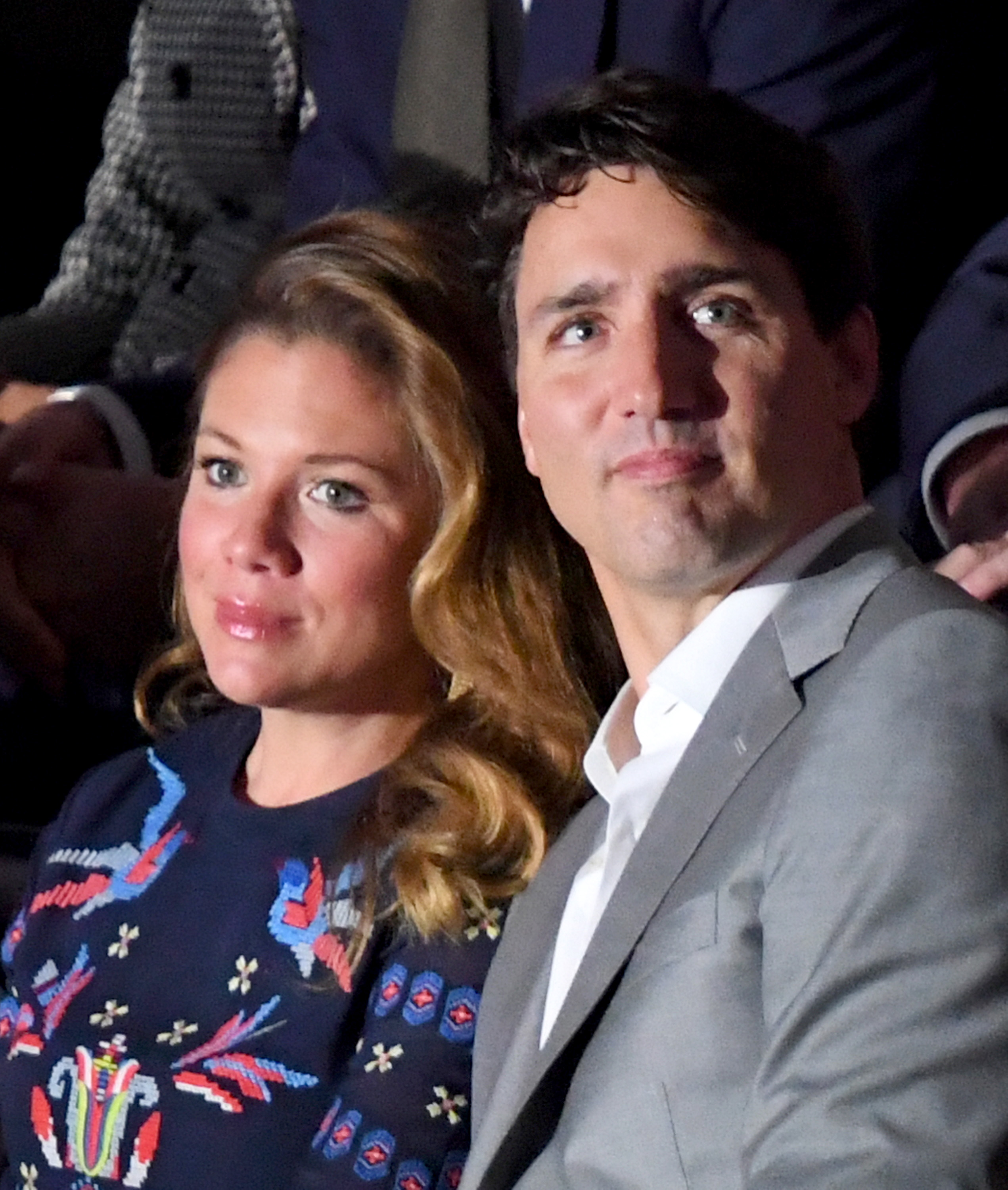 Justin and Sophie Grégoire Trudeau attend the Invictus Games opening ceremony in Toronto on September 23, 2017 | Source: Getty Images