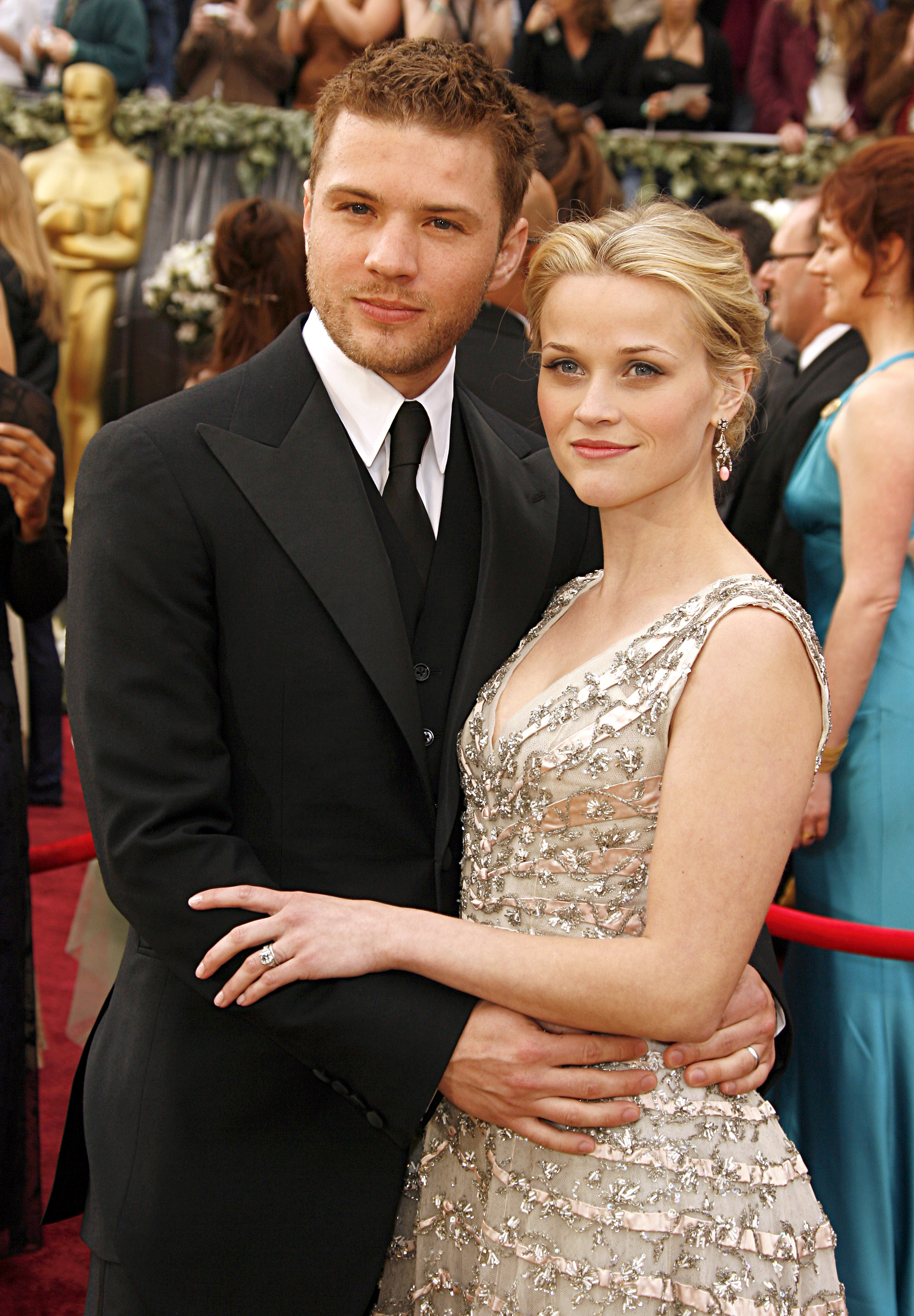 Ryan Phillippe and Reese Witherspoon are pictured at the 78th annual Academy Awards, dated March 5, 2006 | Source: Getty Images