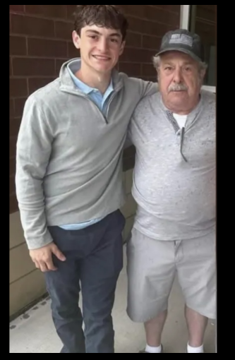 Francesco and his grandfather, Luis Di Filippo photographed together, dated April 9, 2025 | Source: Gofundme