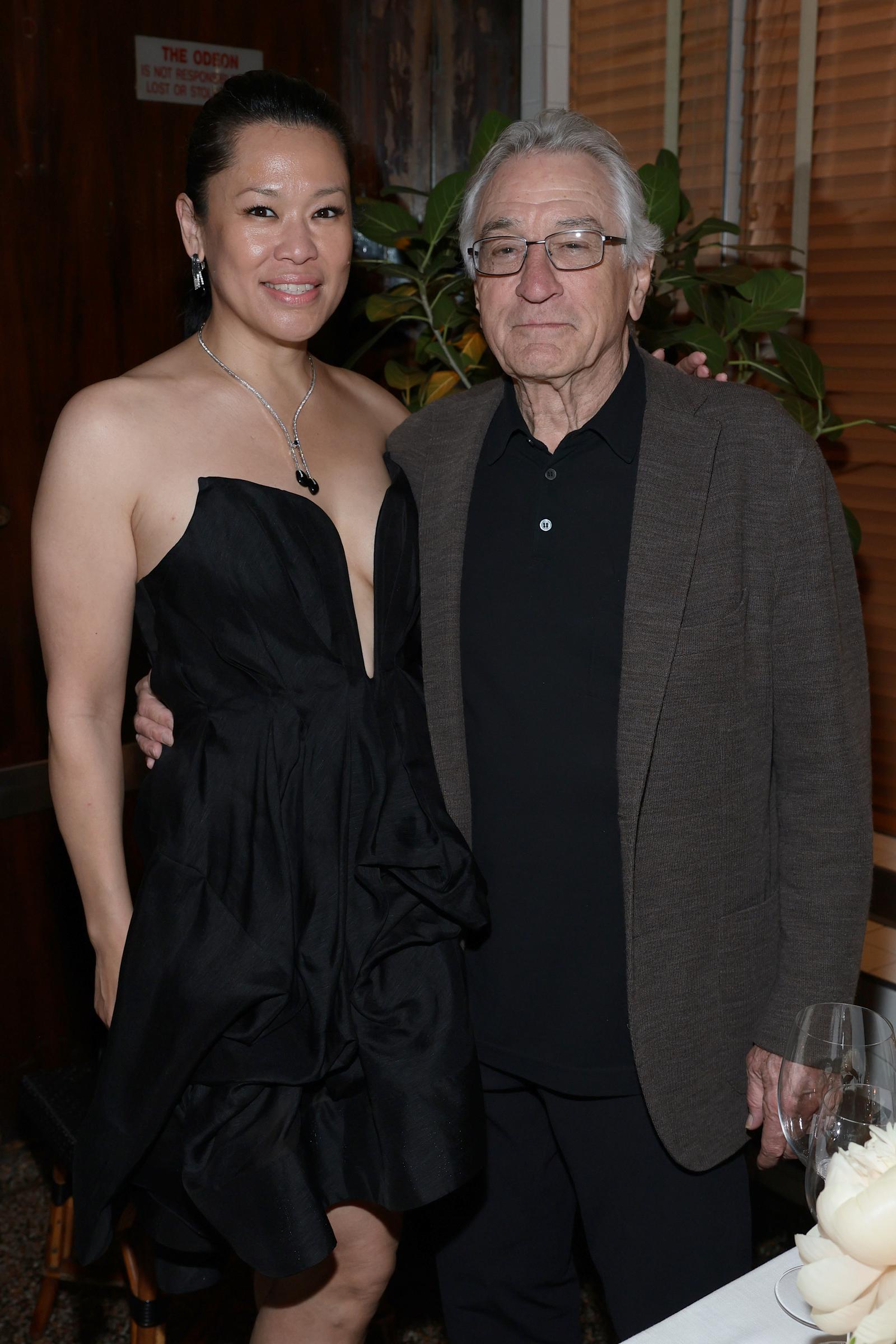 Tiffany Chen and Robert De Niro at the CHANEL Tribeca Festival Artists Dinner on June 9, 2025, in New York. | Source: Getty Images